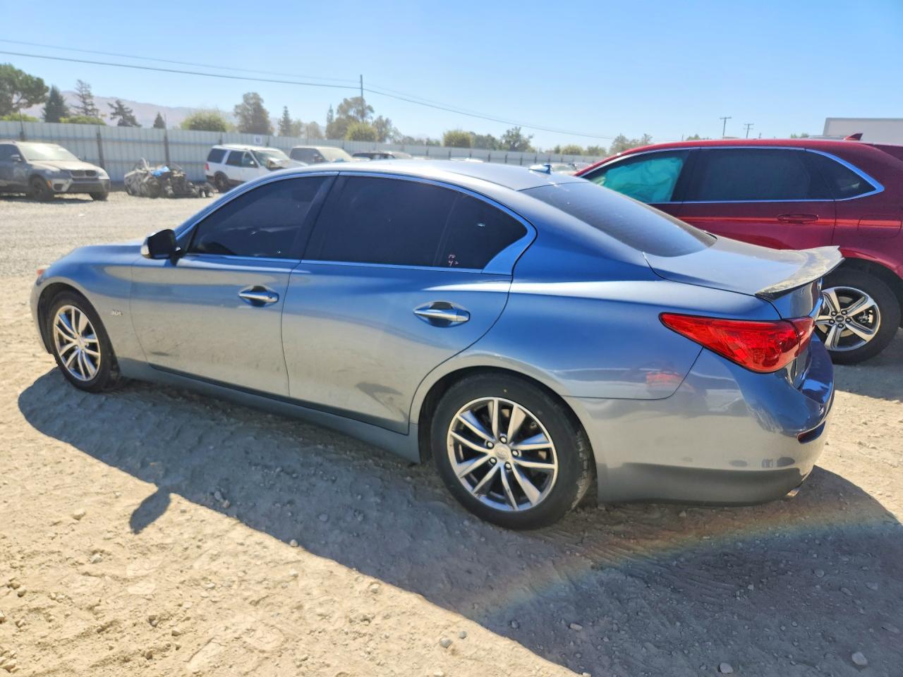 2017 Infiniti Q50 3.0t Premium Blue vin: JN1EV7AP4HM734403
