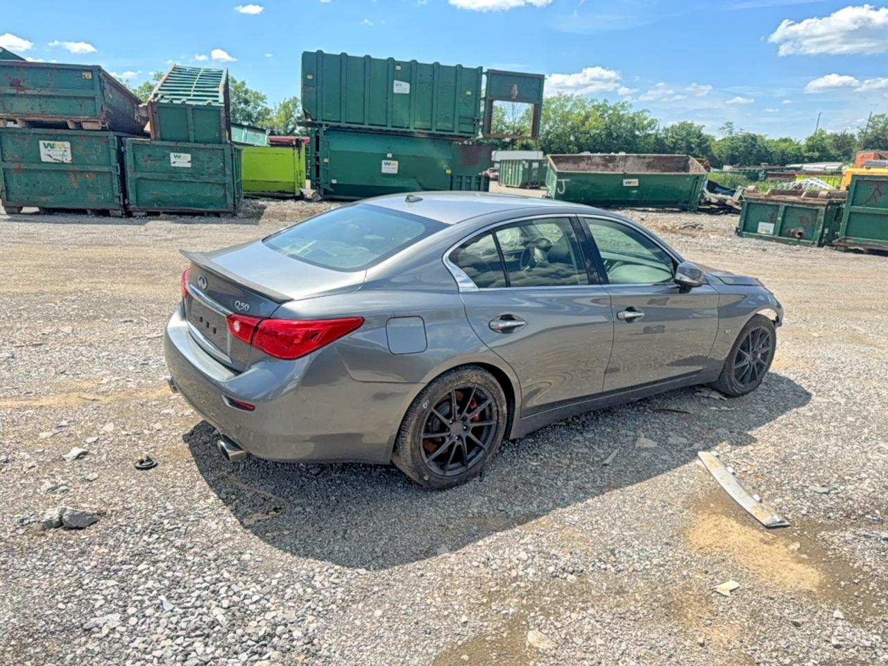 2017 Infiniti Q50 3.0t Premium Gray vin: JN1EV7AP4HM743585