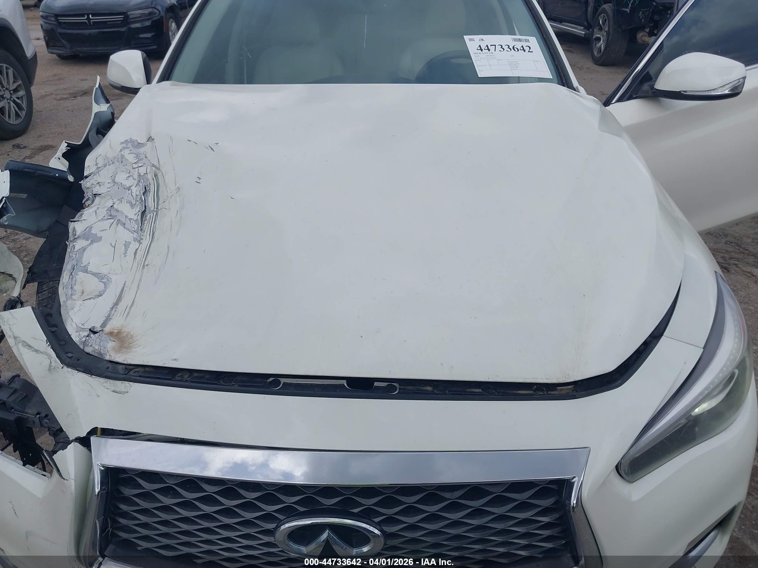 2020 Infiniti Q50 Luxe White vin: JN1EV7AP5LM206023