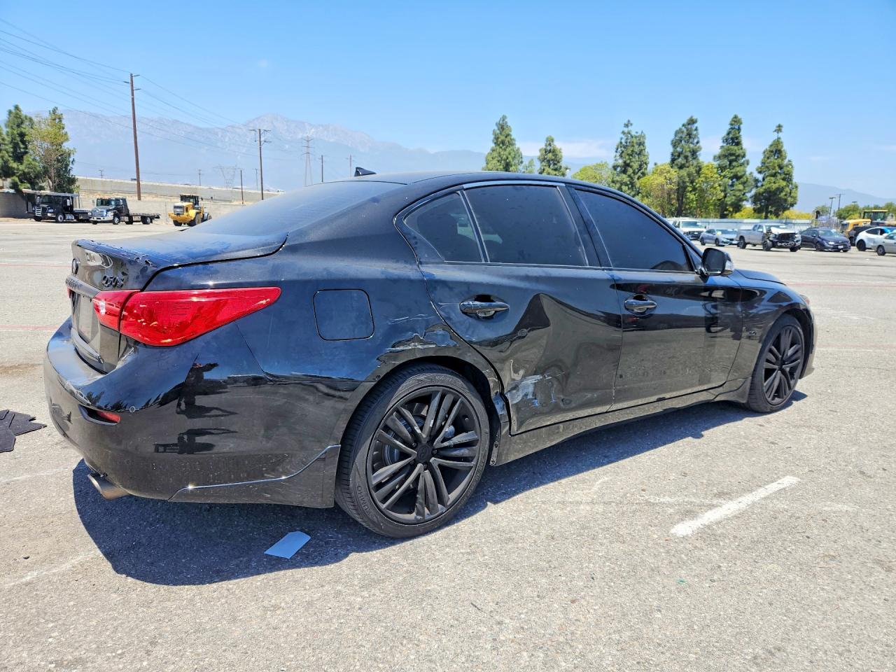 2016 Infiniti Q50 Sport Black vin: JN1EV7AP6GM301129