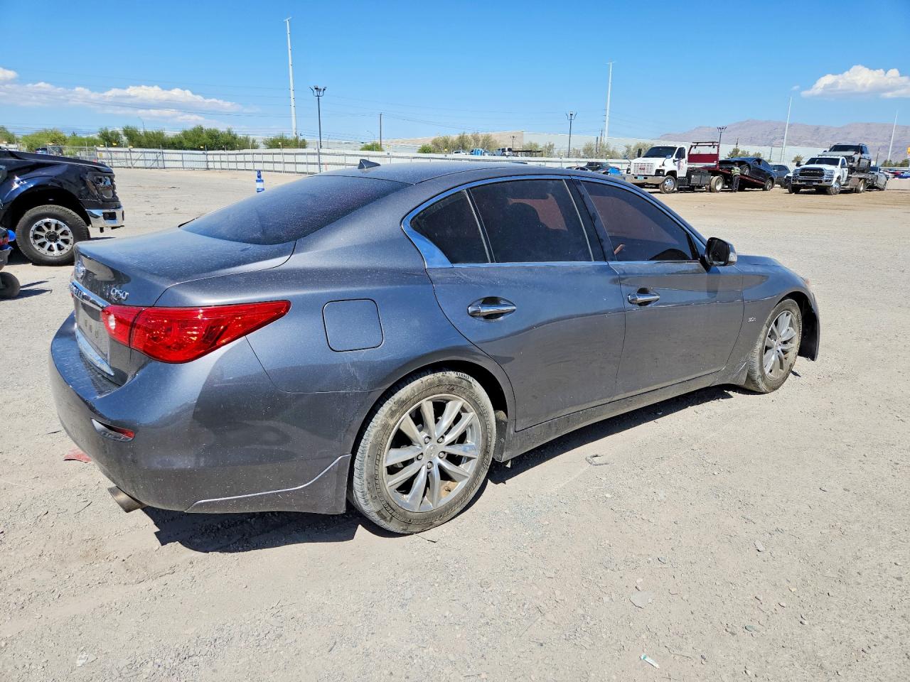 2016 Infiniti Q50 3.0t Premium Gray vin: JN1EV7AP6GM304418