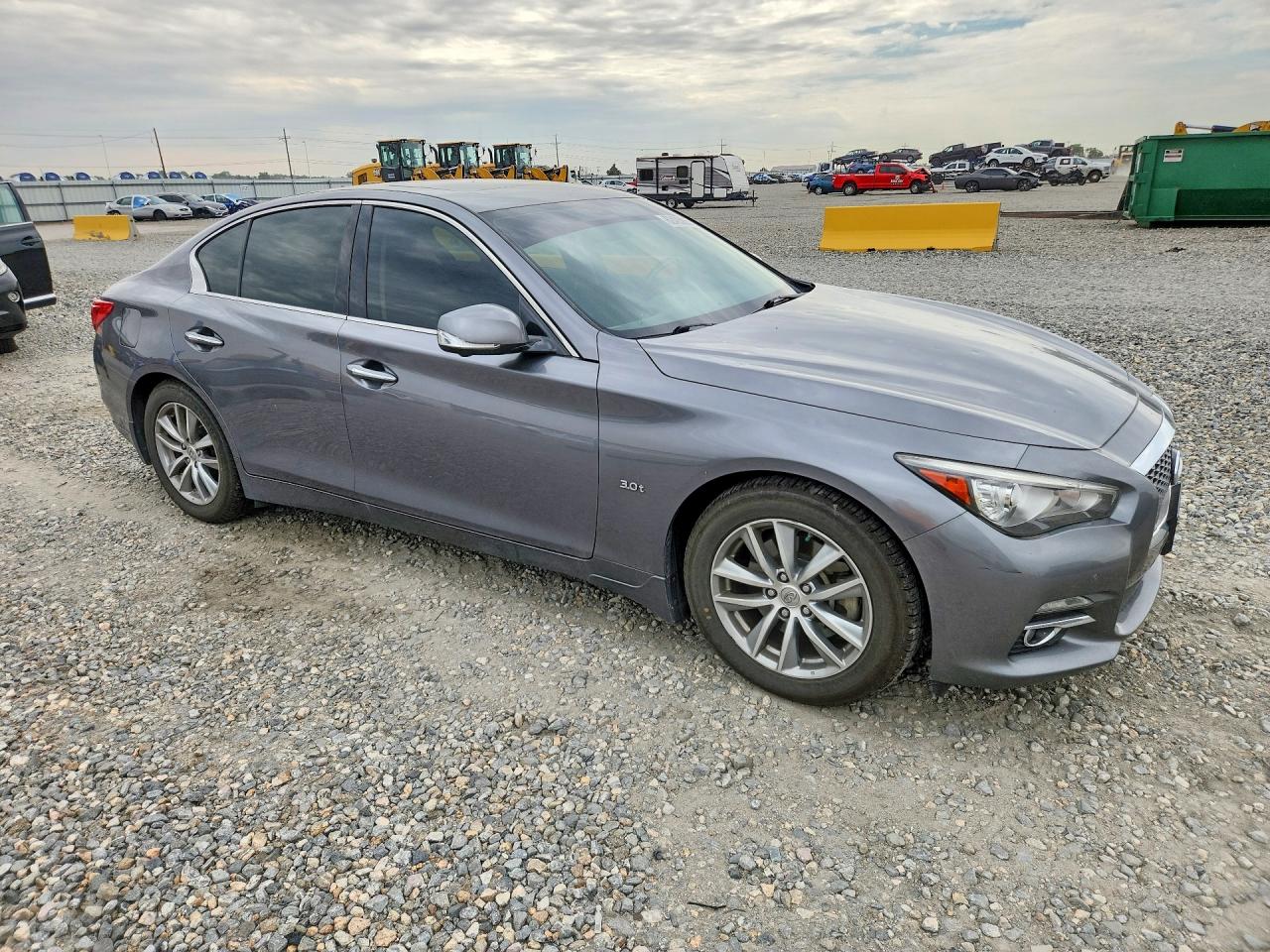 2017 Infiniti Q50 3.0t Premium Gray vin: JN1EV7AP6HM742390