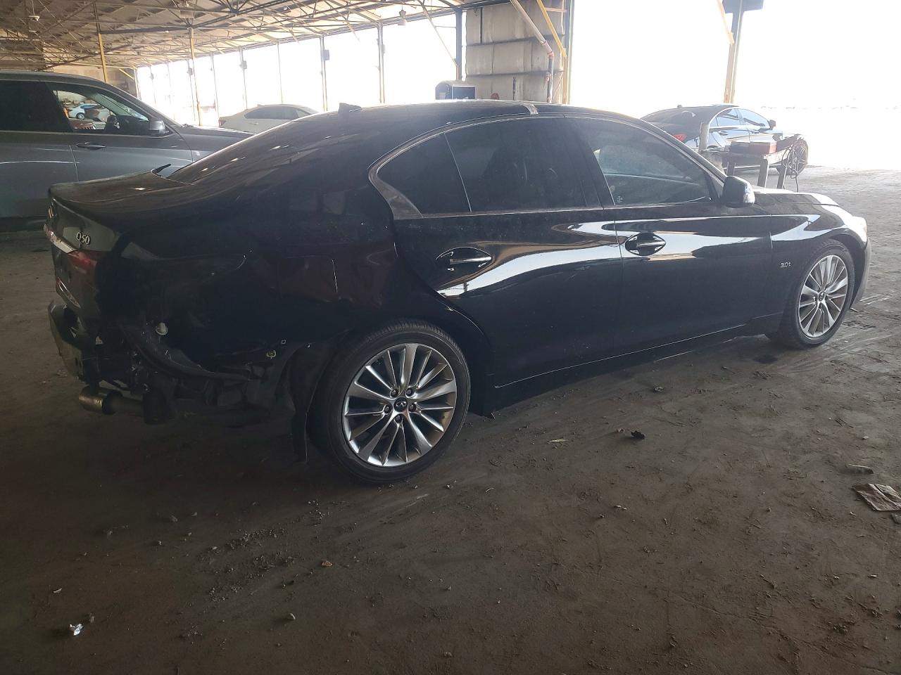 2019 Infiniti Q50 3.0t Luxe Black vin: JN1EV7AP6KM515868