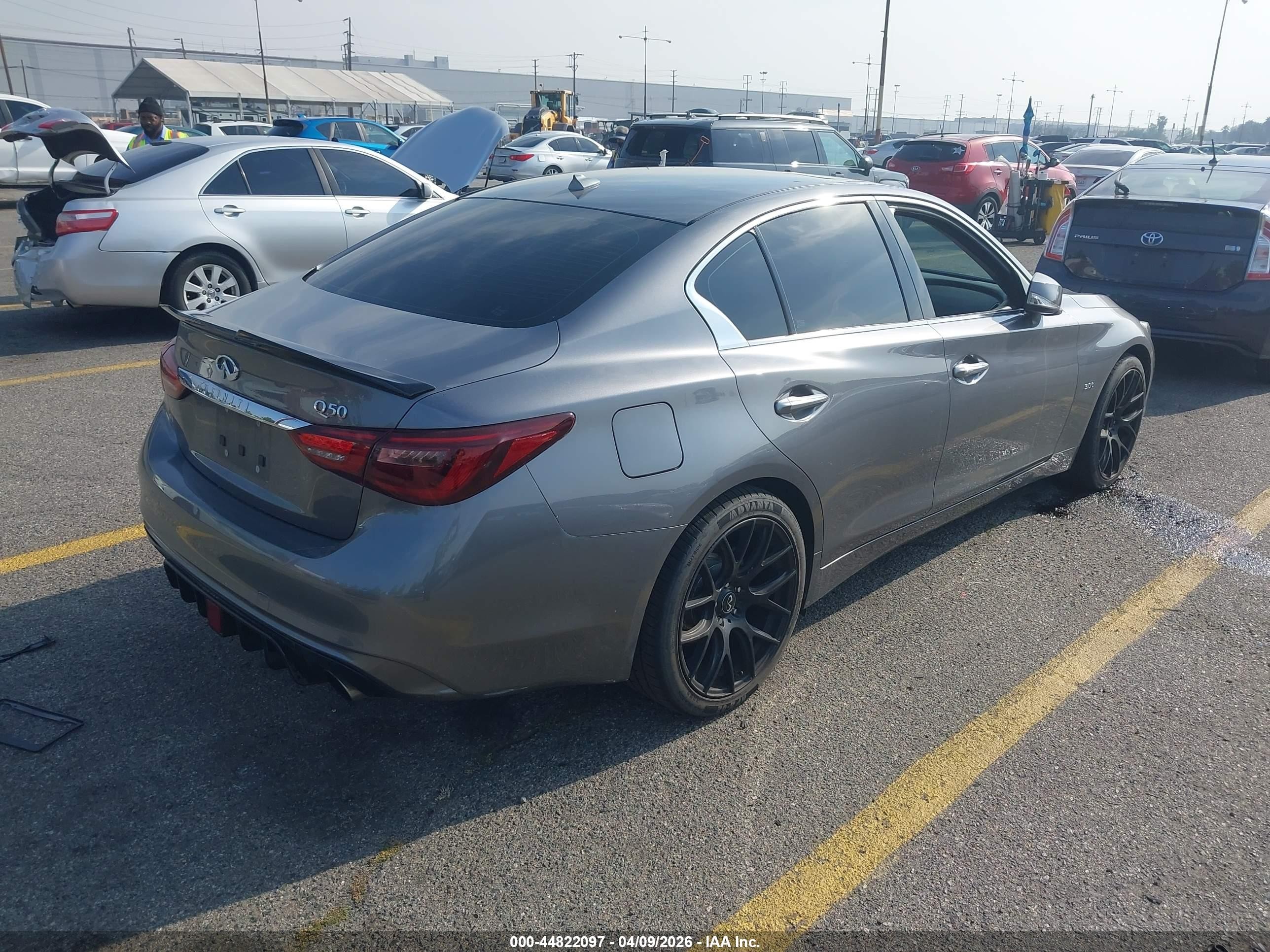 2020 Infiniti Q50 Luxe Gray vin: JN1EV7AP6LM203891