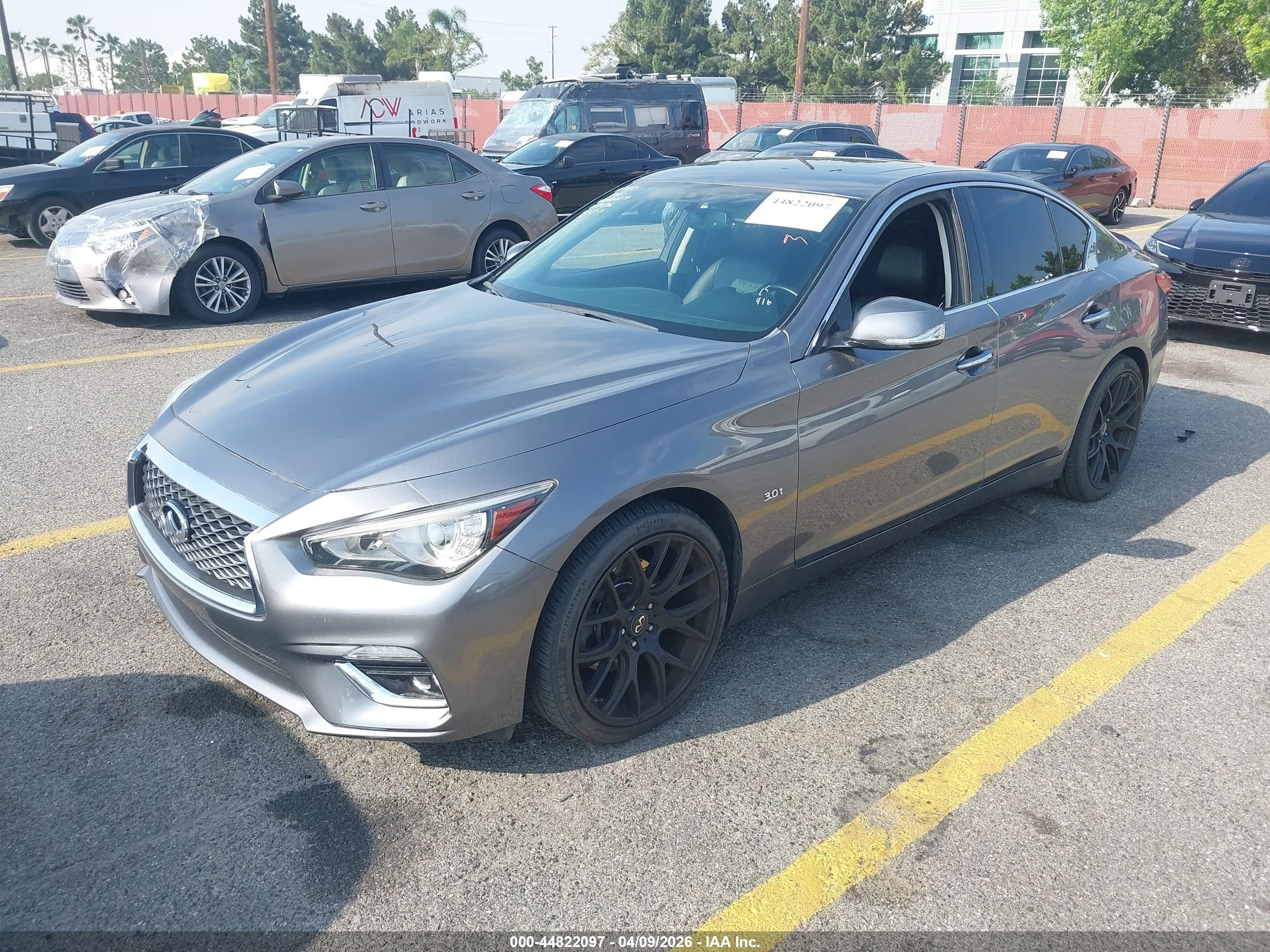 2020 Infiniti Q50 Luxe Gray vin: JN1EV7AP6LM203891