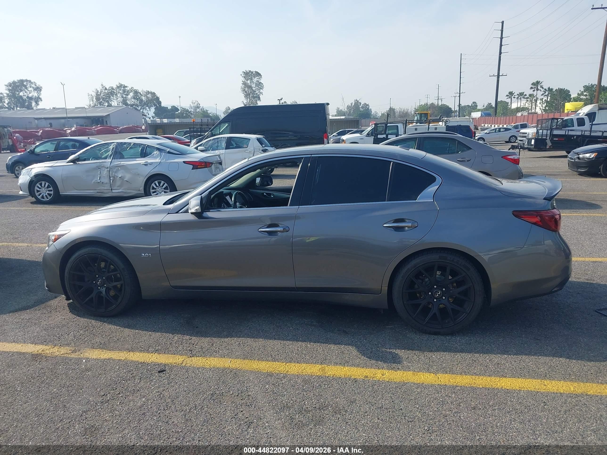 2020 Infiniti Q50 Luxe Gray vin: JN1EV7AP6LM203891
