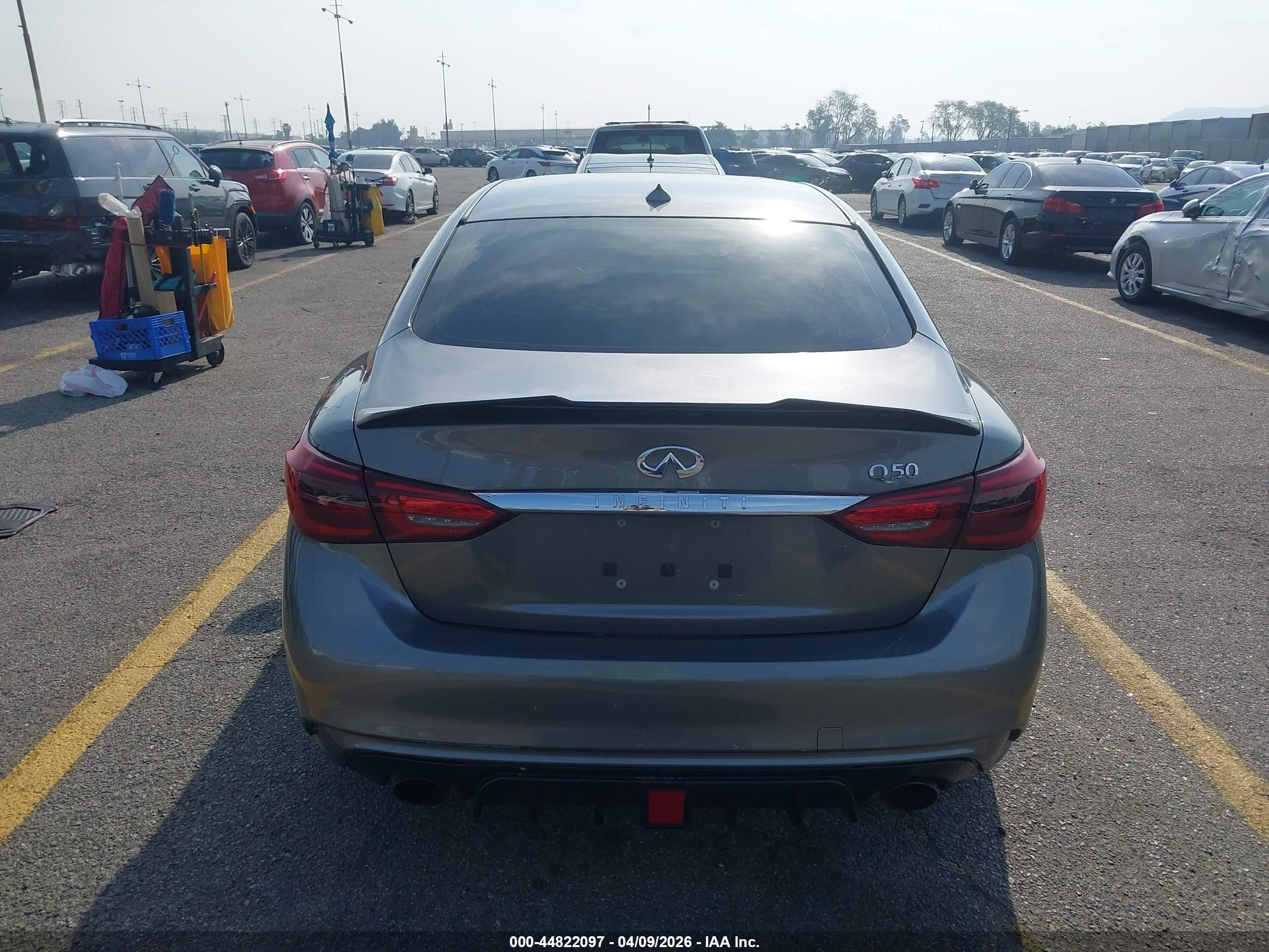 2020 Infiniti Q50 Luxe Gray vin: JN1EV7AP6LM203891