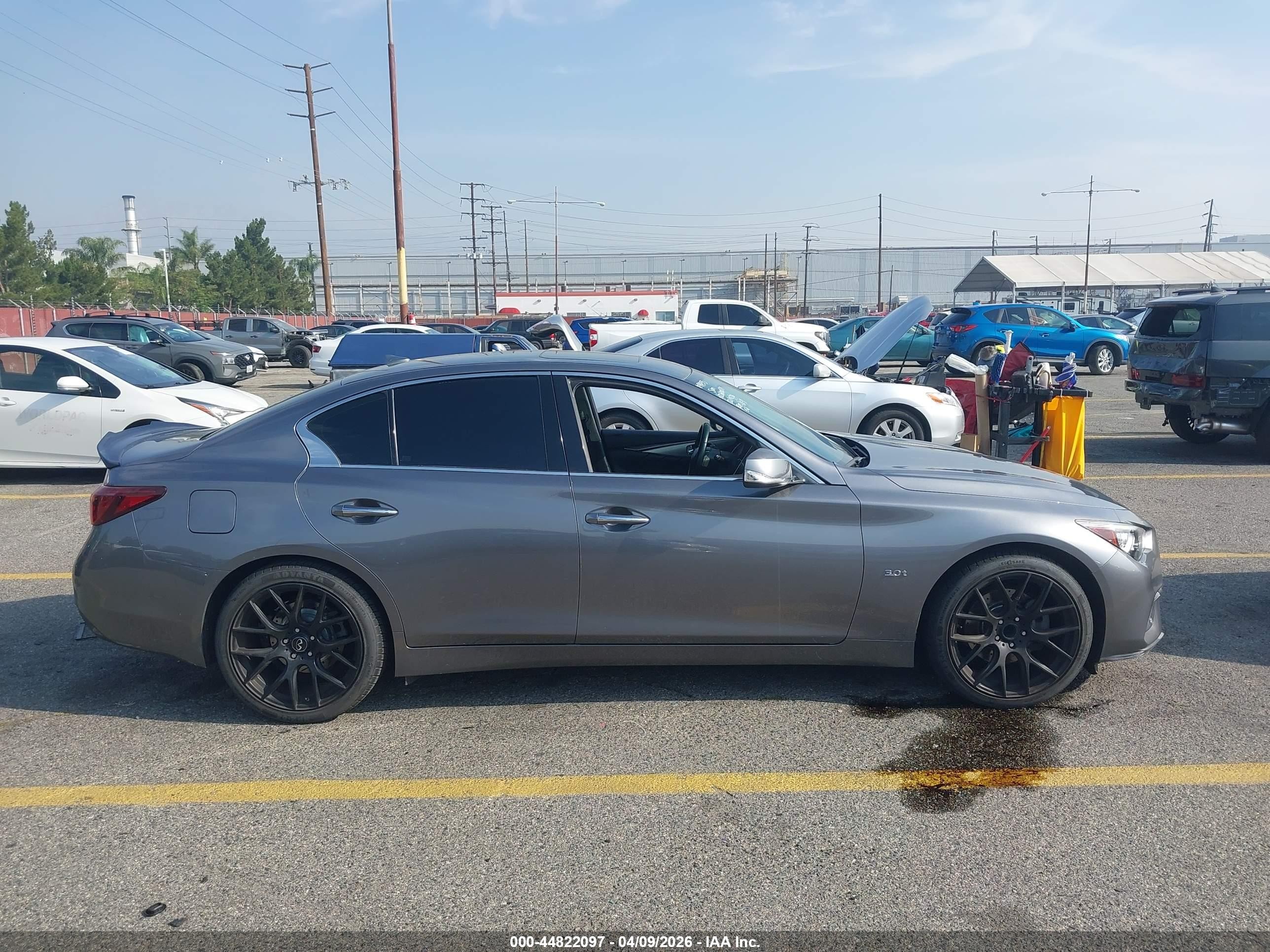 2020 Infiniti Q50 Luxe Gray vin: JN1EV7AP6LM203891