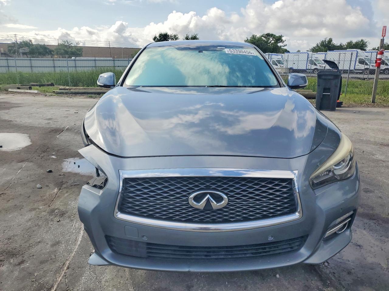 2016 Infiniti Q50 3.0t Premium Blue vin: JN1EV7AP7GM304380