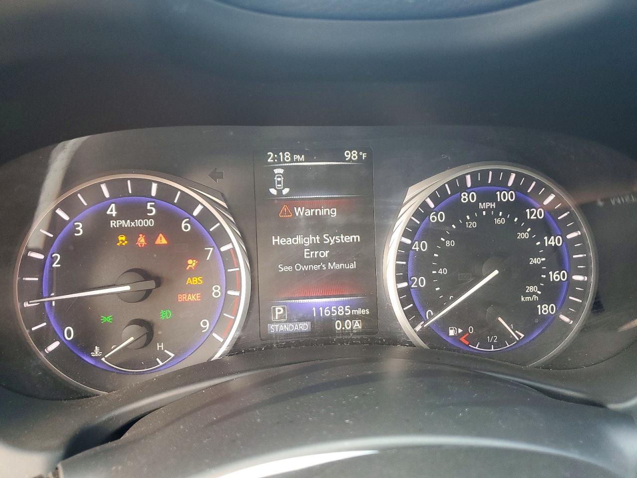 2016 Infiniti Q50 3.0t Premium Blue vin: JN1EV7AP7GM304380