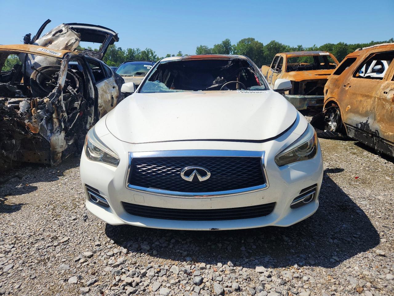2017 Infiniti Q50 White vin: JN1EV7AP7HM736906