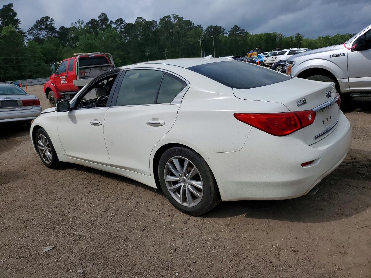 2017 Infiniti Q50 White vin: JN1EV7AP7HM736906