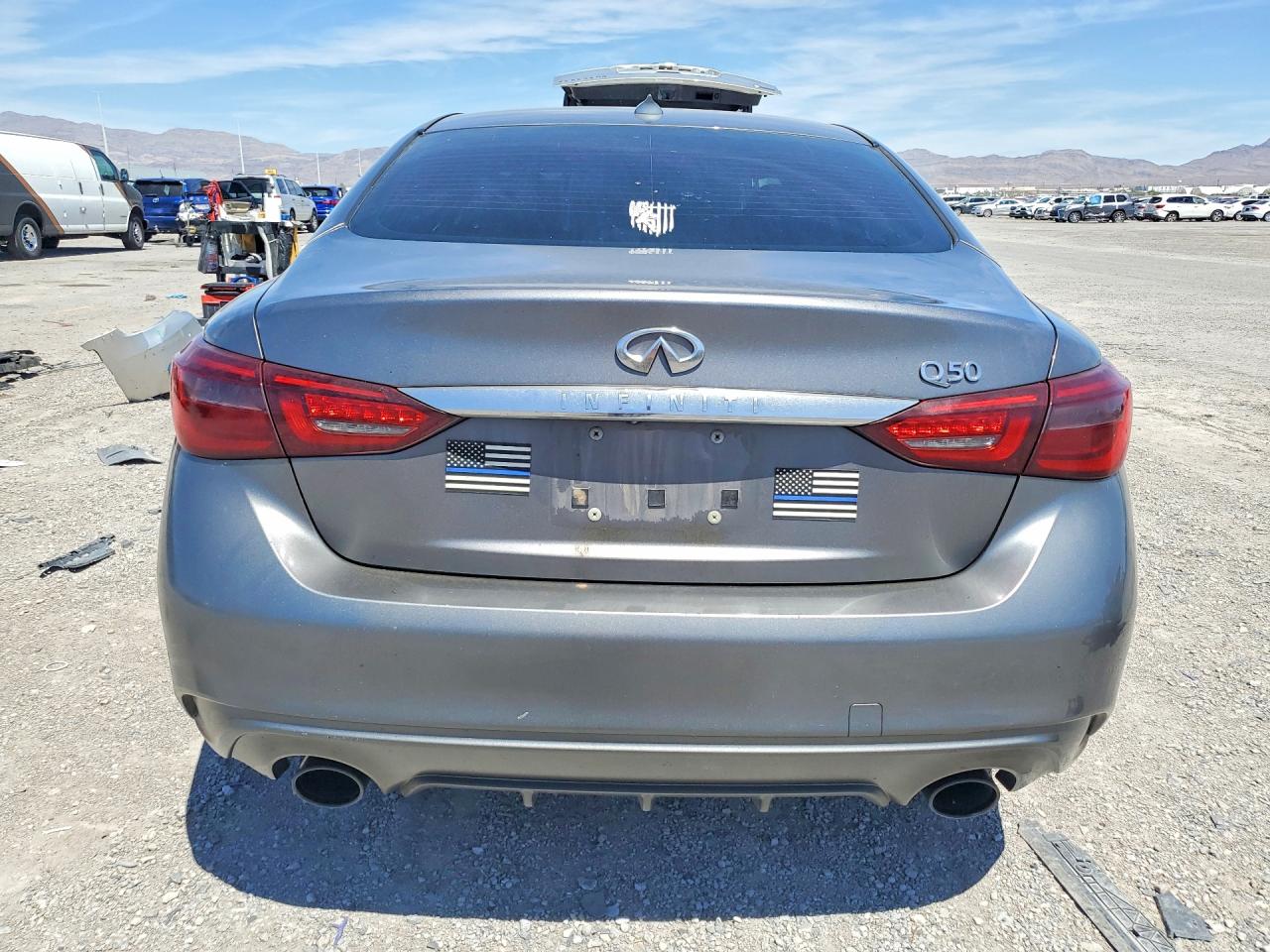 2018 Infiniti Q50 3.0t Luxe Charcoal vin: JN1EV7AP7JM365834