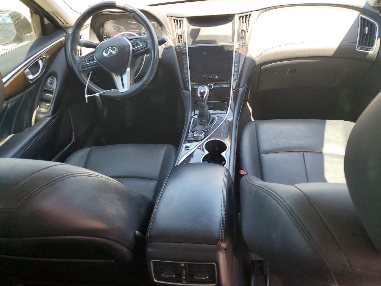 2018 Infiniti Q50 3.0t Luxe Charcoal vin: JN1EV7AP7JM365834