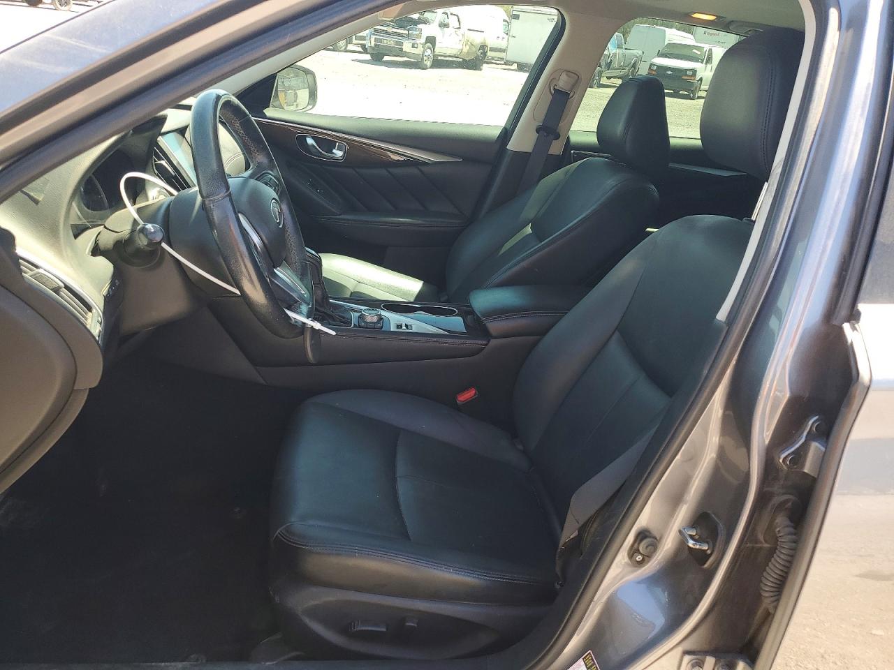 2018 Infiniti Q50 3.0t Luxe Charcoal vin: JN1EV7AP7JM365834
