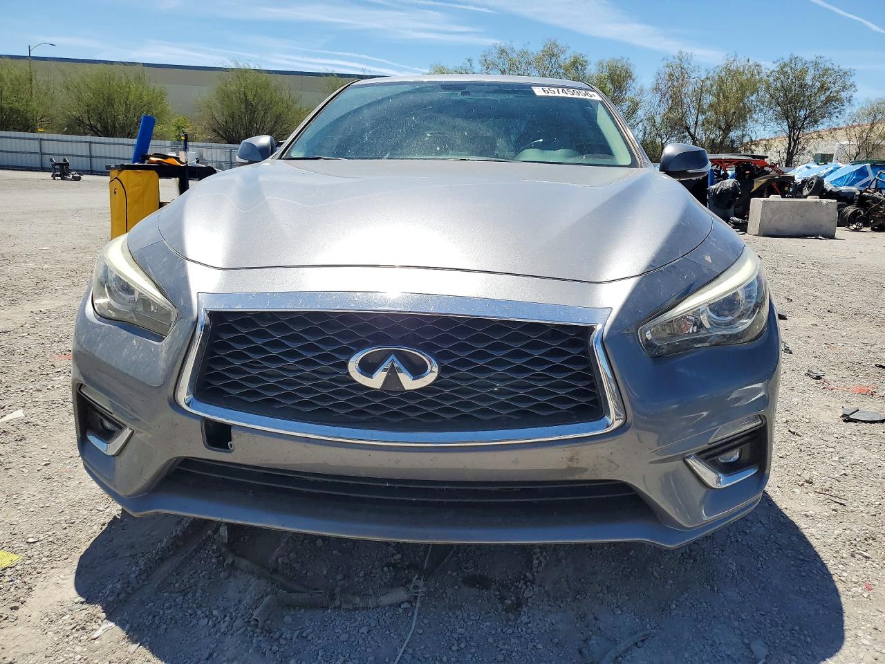 2018 Infiniti Q50 3.0t Luxe Charcoal vin: JN1EV7AP7JM365834
