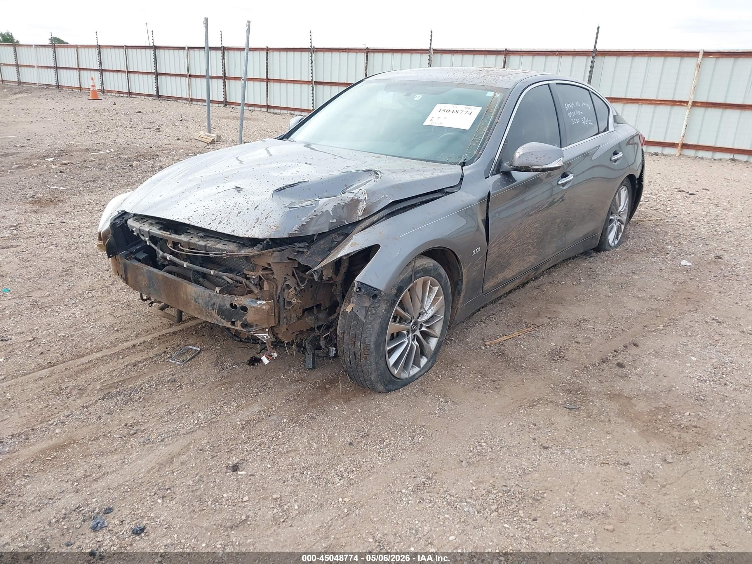 2019 Infiniti Q50 3.0t Luxe Gray vin: JN1EV7AP7KM512333