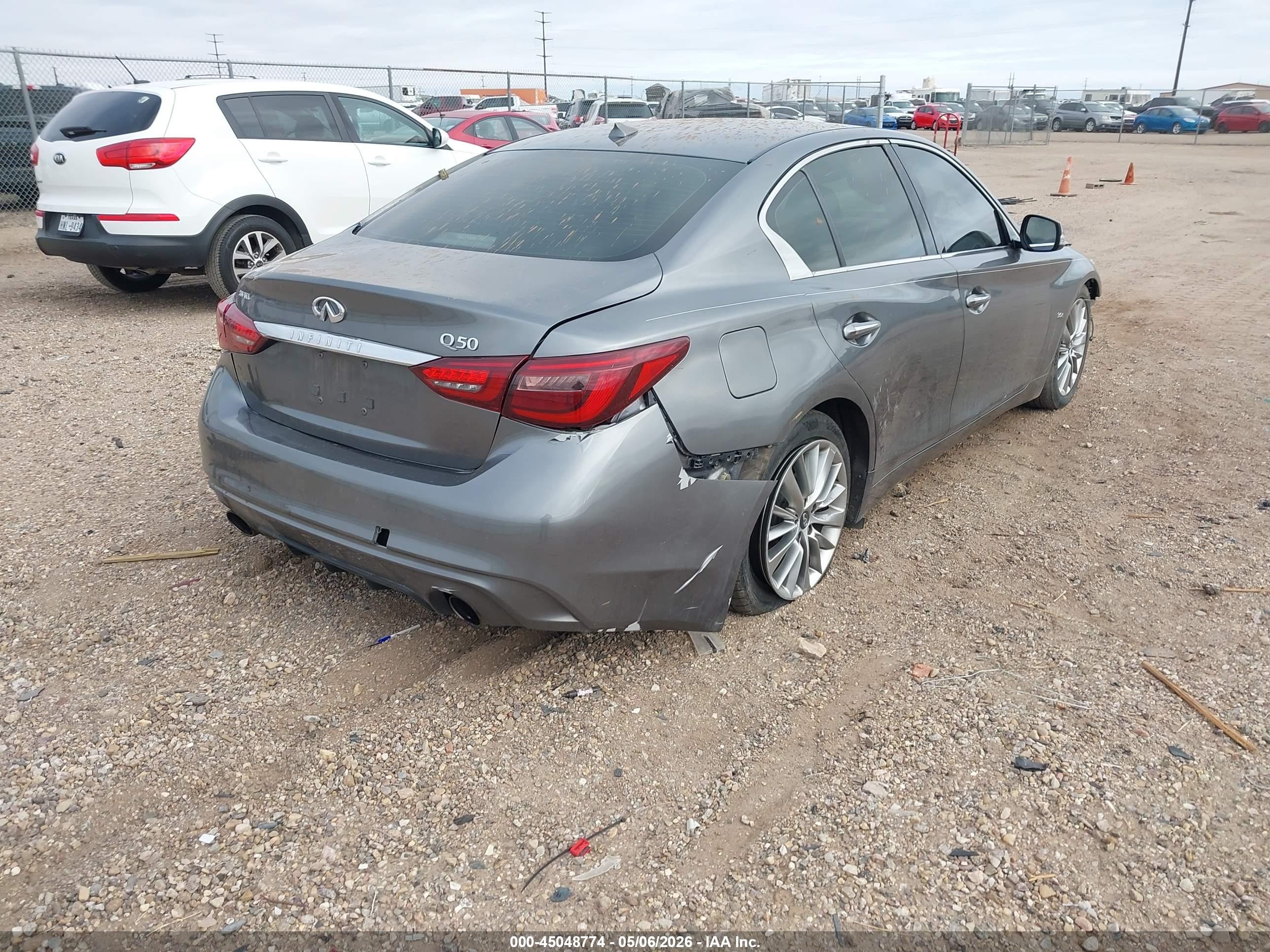 2019 Infiniti Q50 3.0t Luxe Gray vin: JN1EV7AP7KM512333