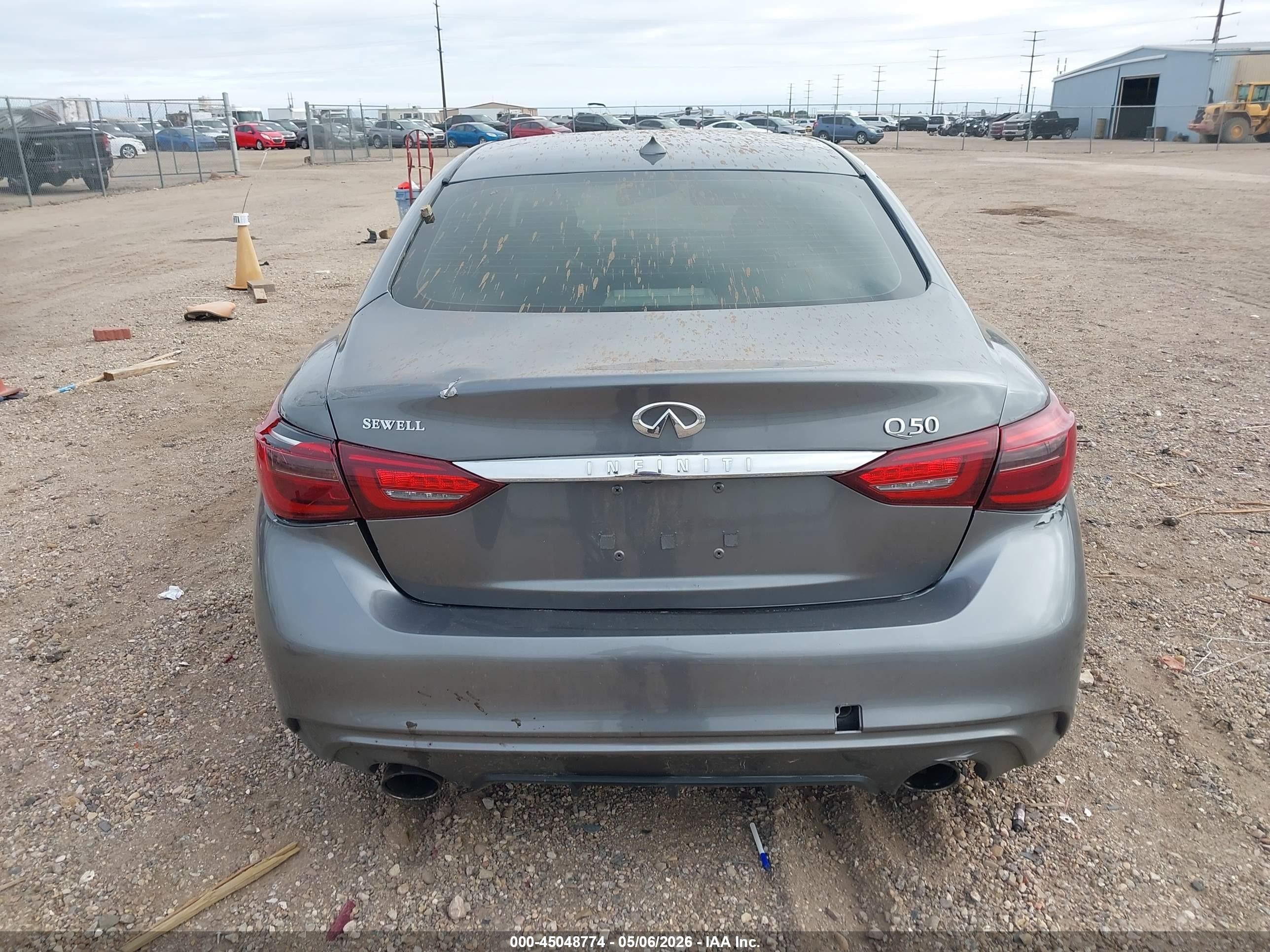 2019 Infiniti Q50 3.0t Luxe Gray vin: JN1EV7AP7KM512333