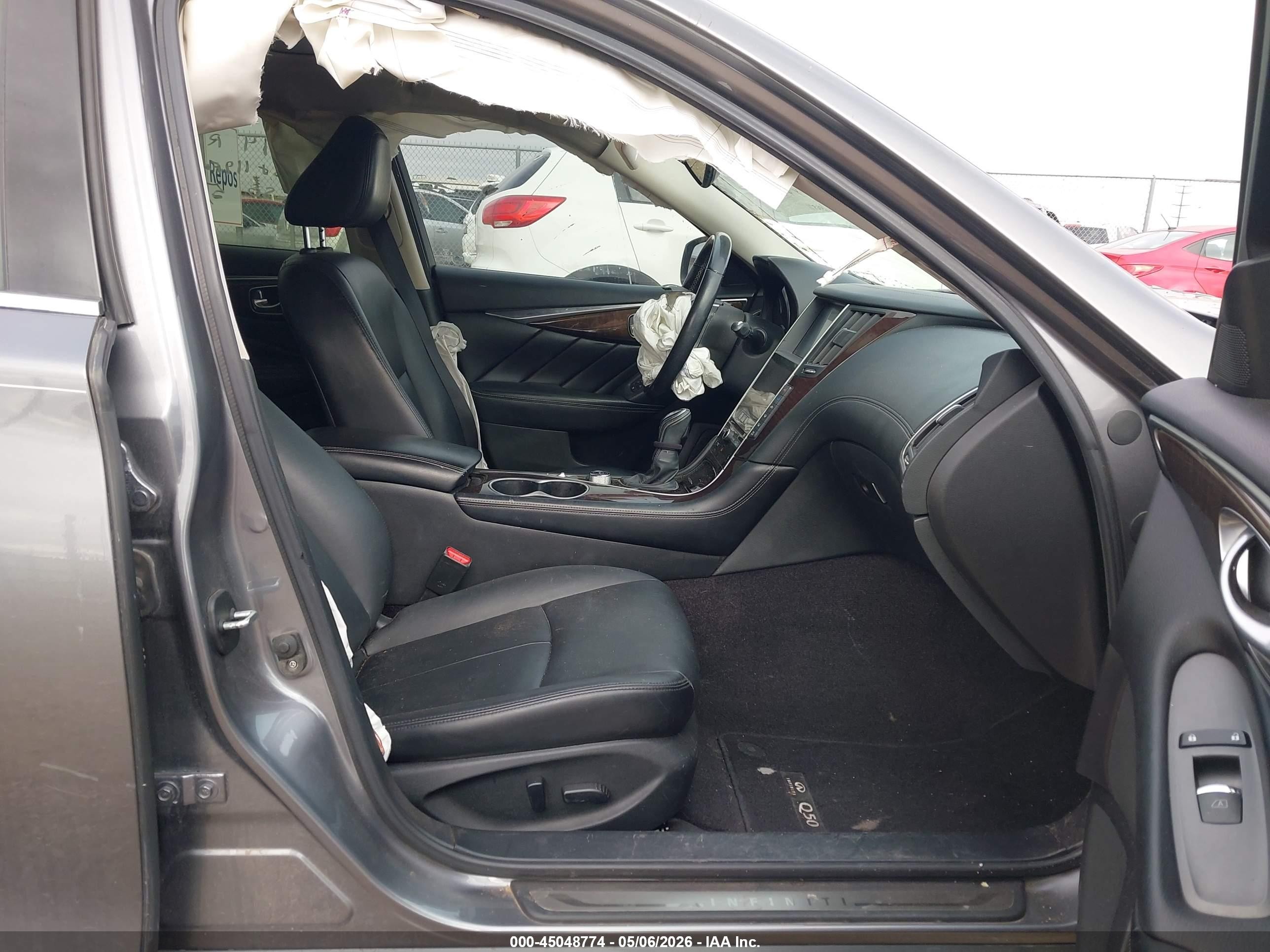 2019 Infiniti Q50 3.0t Luxe Gray vin: JN1EV7AP7KM512333