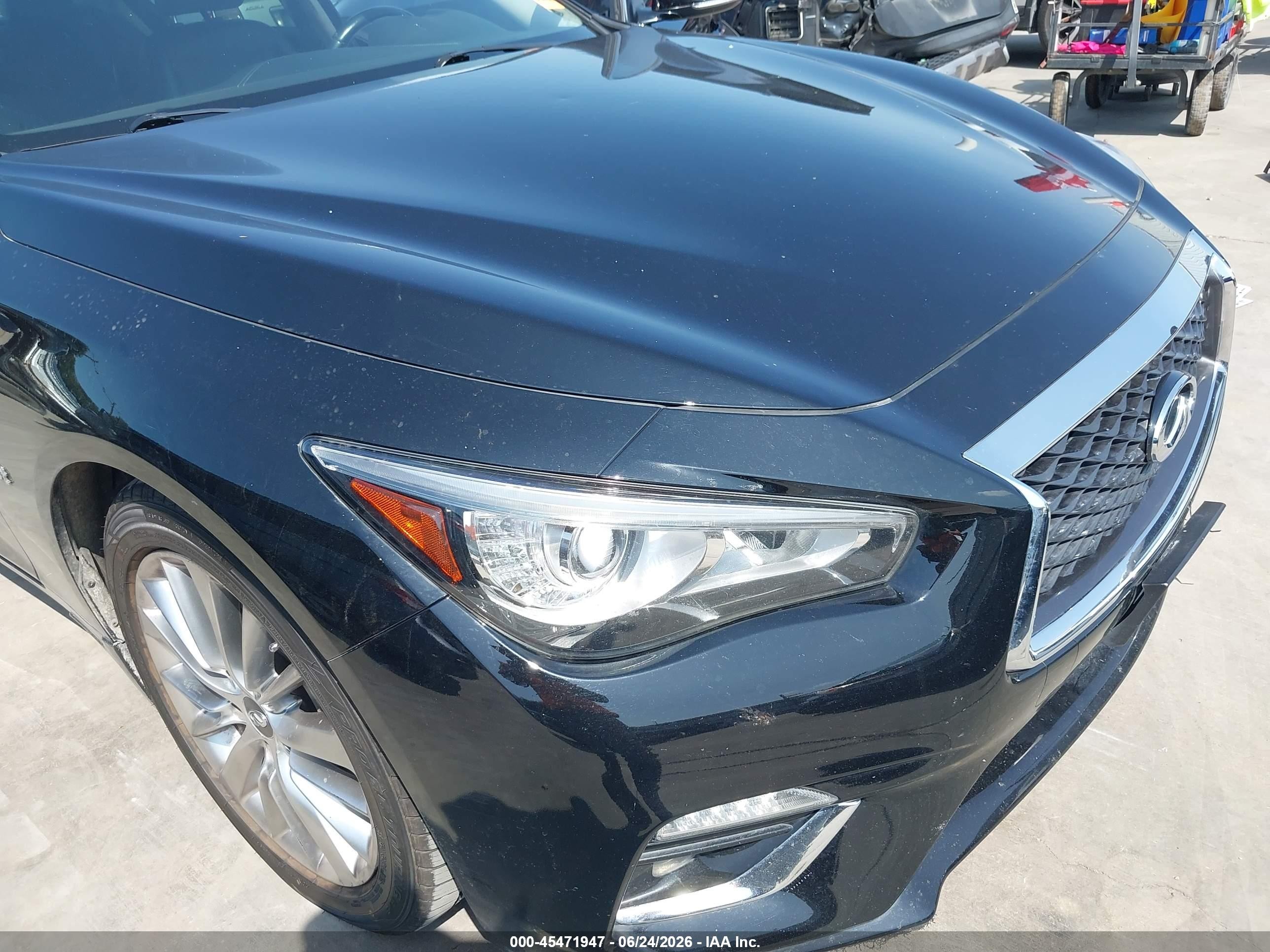 2019 Infiniti Q50 3.0t Luxe Black vin: JN1EV7AP7KM518343