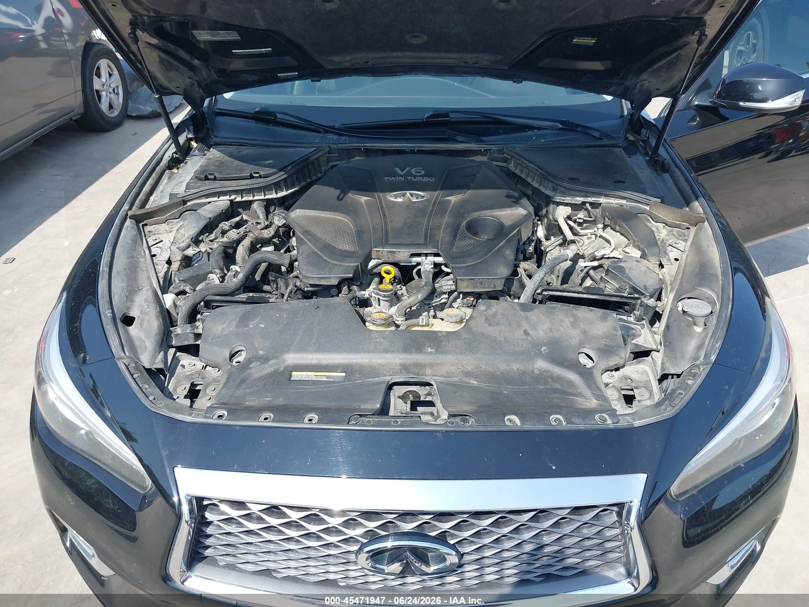 2019 Infiniti Q50 3.0t Luxe Black vin: JN1EV7AP7KM518343