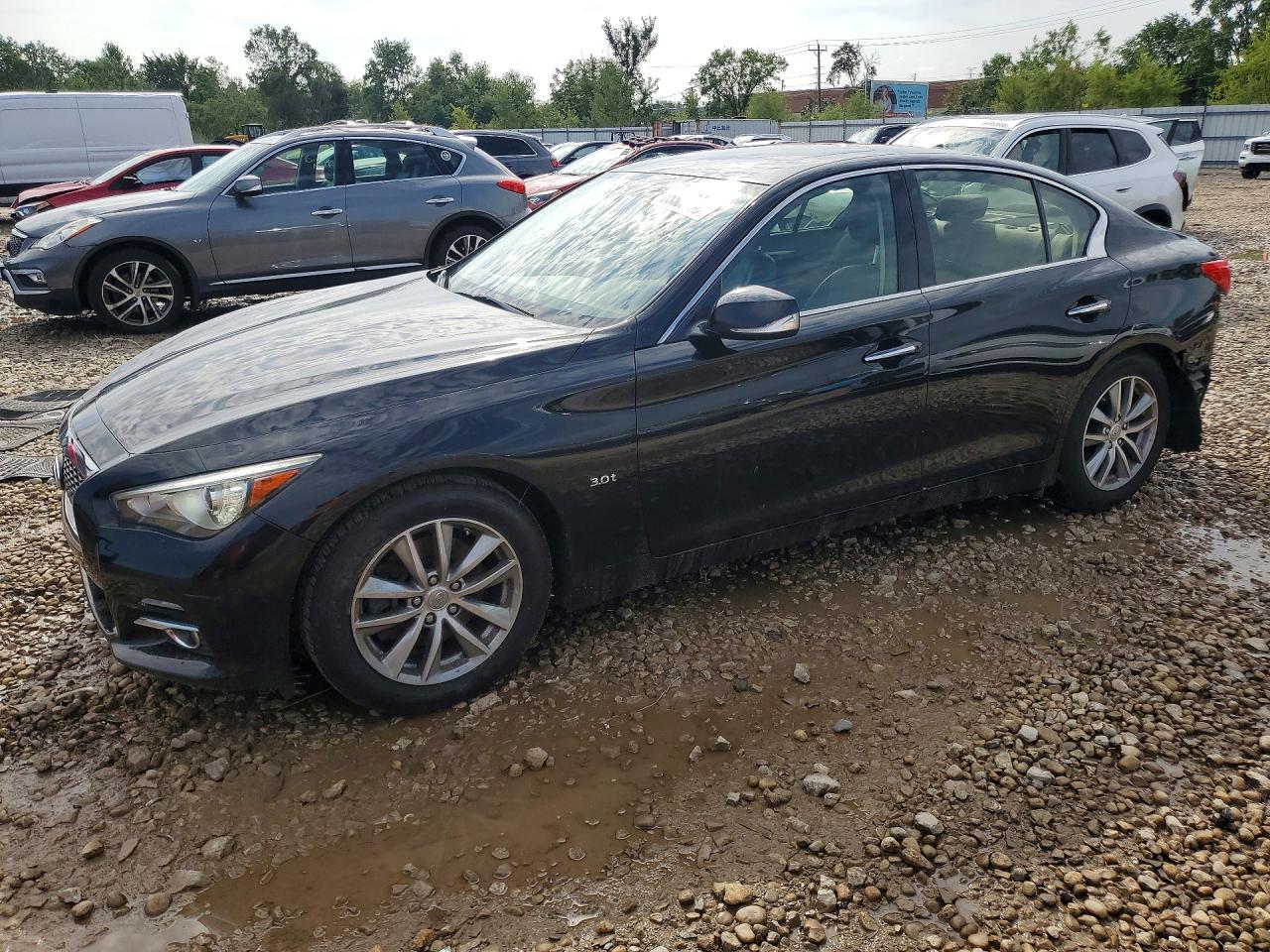 2017 Infiniti Q50 3.0t Premium Black vin: JN1EV7AP8HM738874