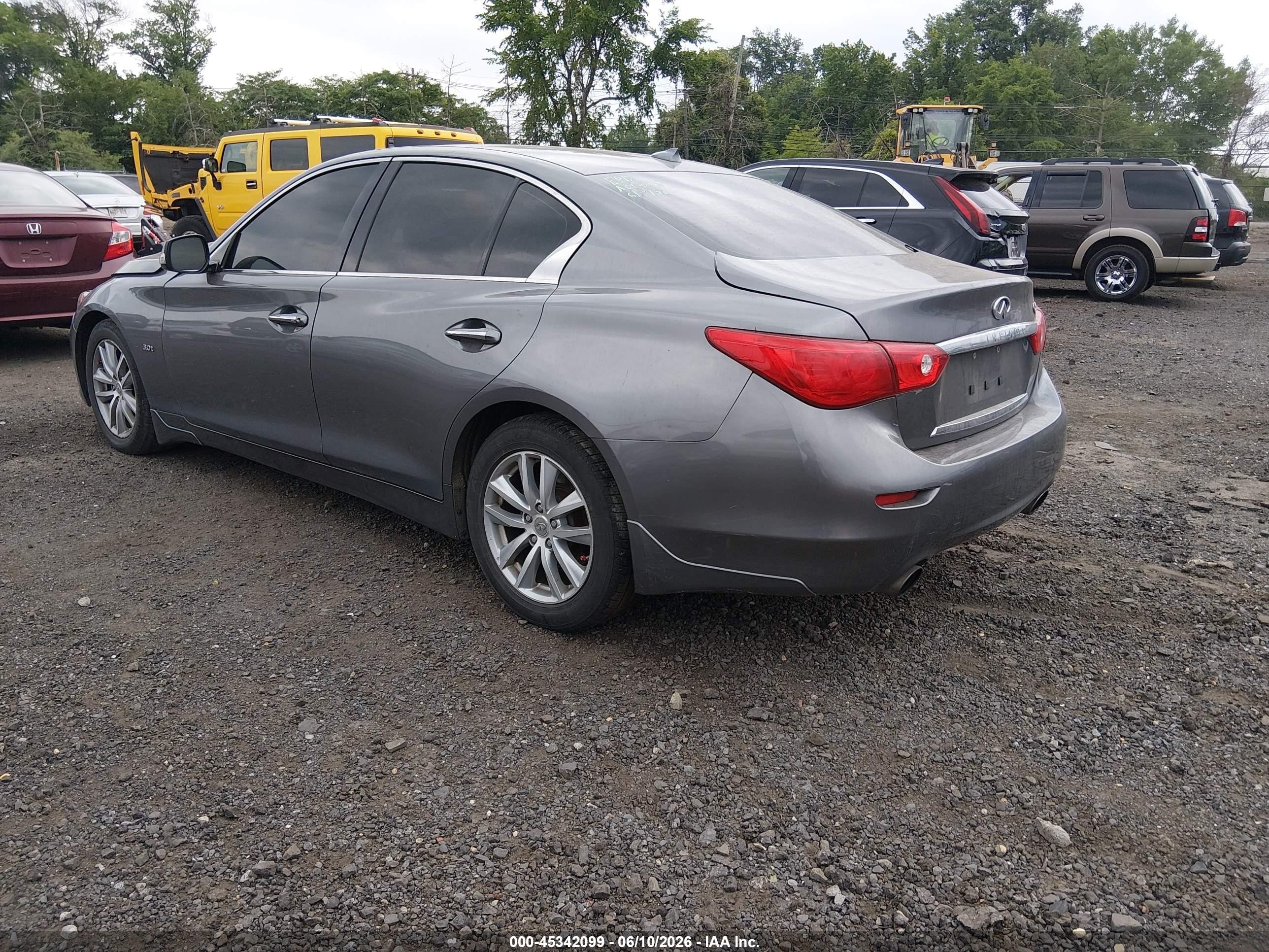2017 Infiniti Q50 3.0t Premium Gray vin: JN1EV7AP9HM737796