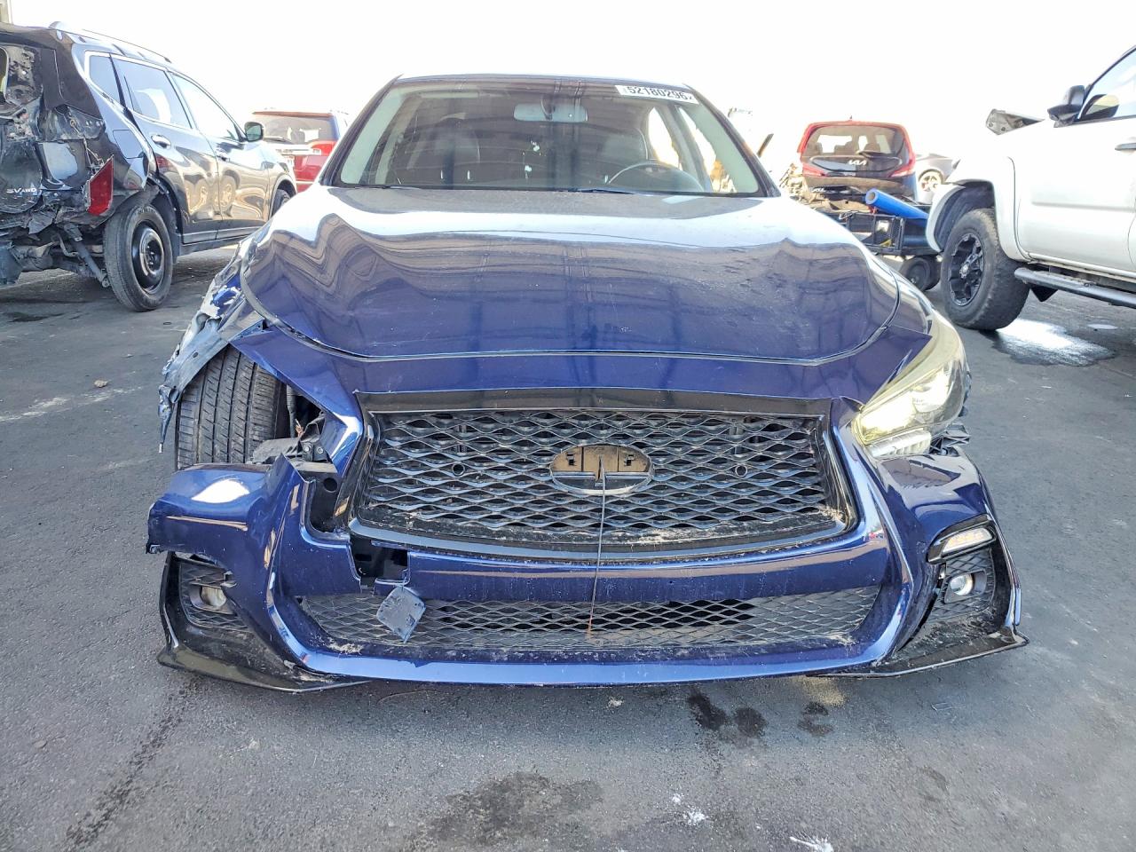 2018 Infiniti Q50 3.0t Sport Blue vin: JN1EV7AP9JM356259