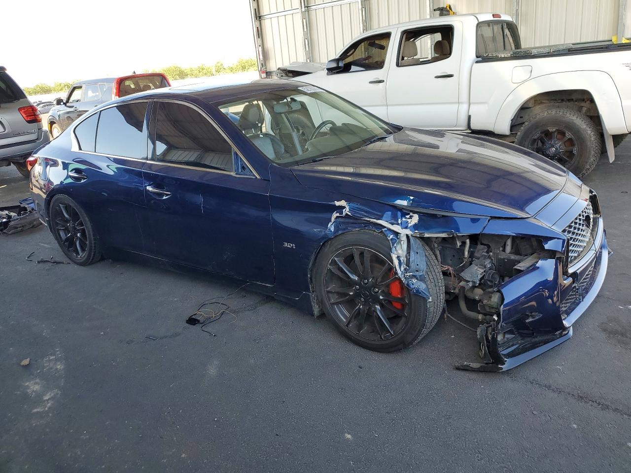 2018 Infiniti Q50 3.0t Sport Blue vin: JN1EV7AP9JM356259