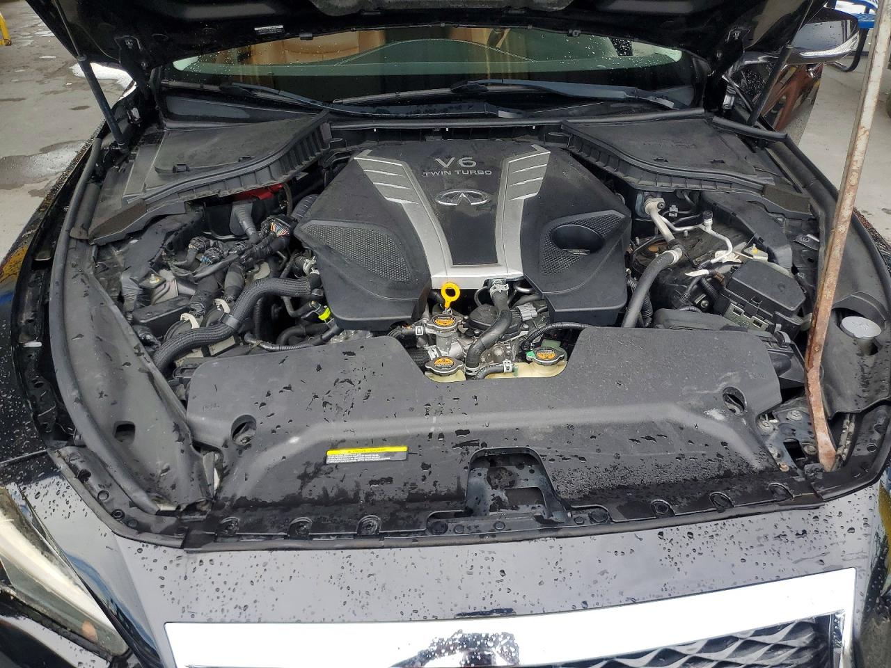 2018 Infiniti Q50 3.0t Luxe Черный vin: JN1EV7AP9JM358335
