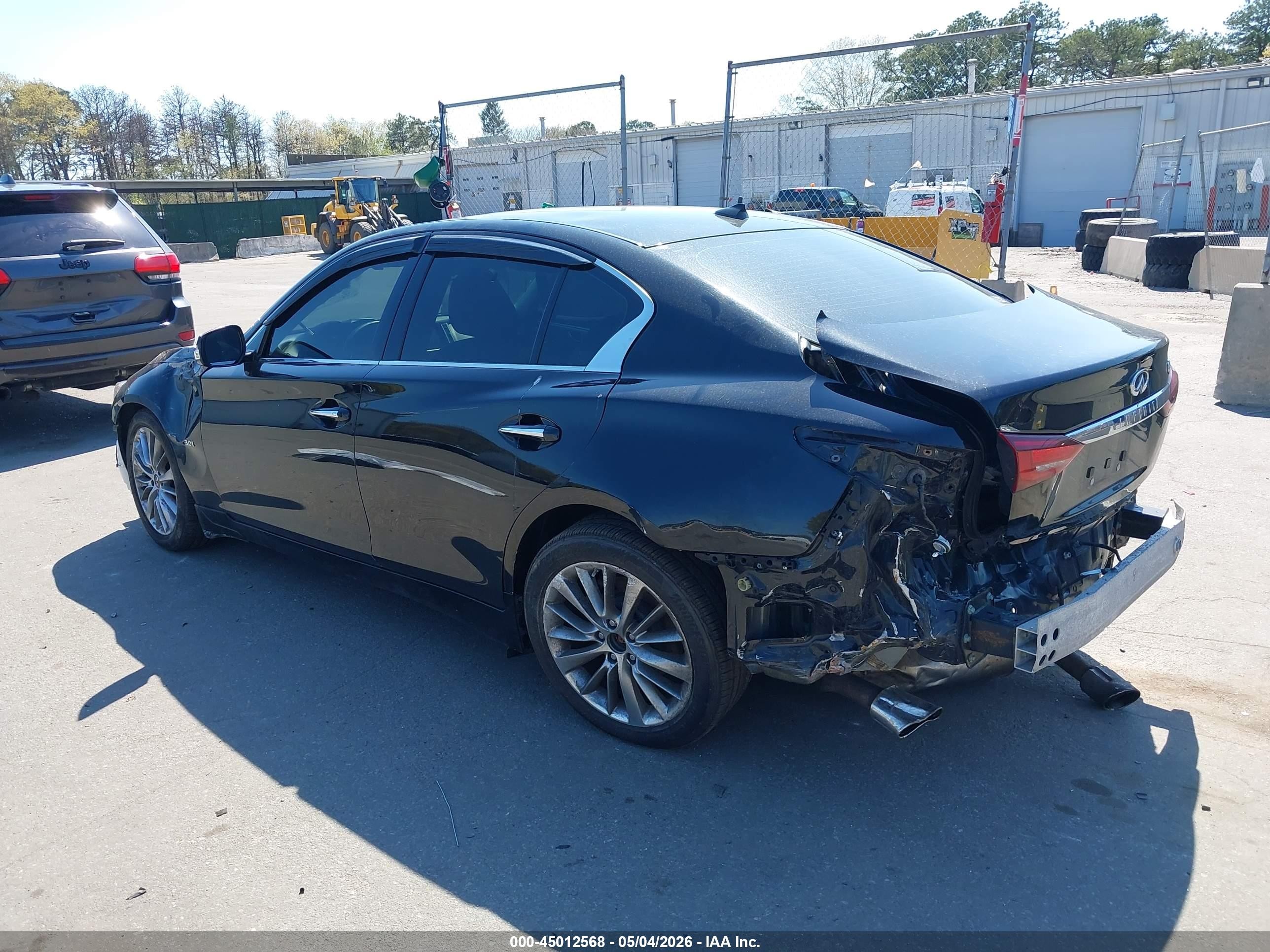 2019 Infiniti Q50 3.0t Luxe Black vin: JN1EV7AP9KM543549
