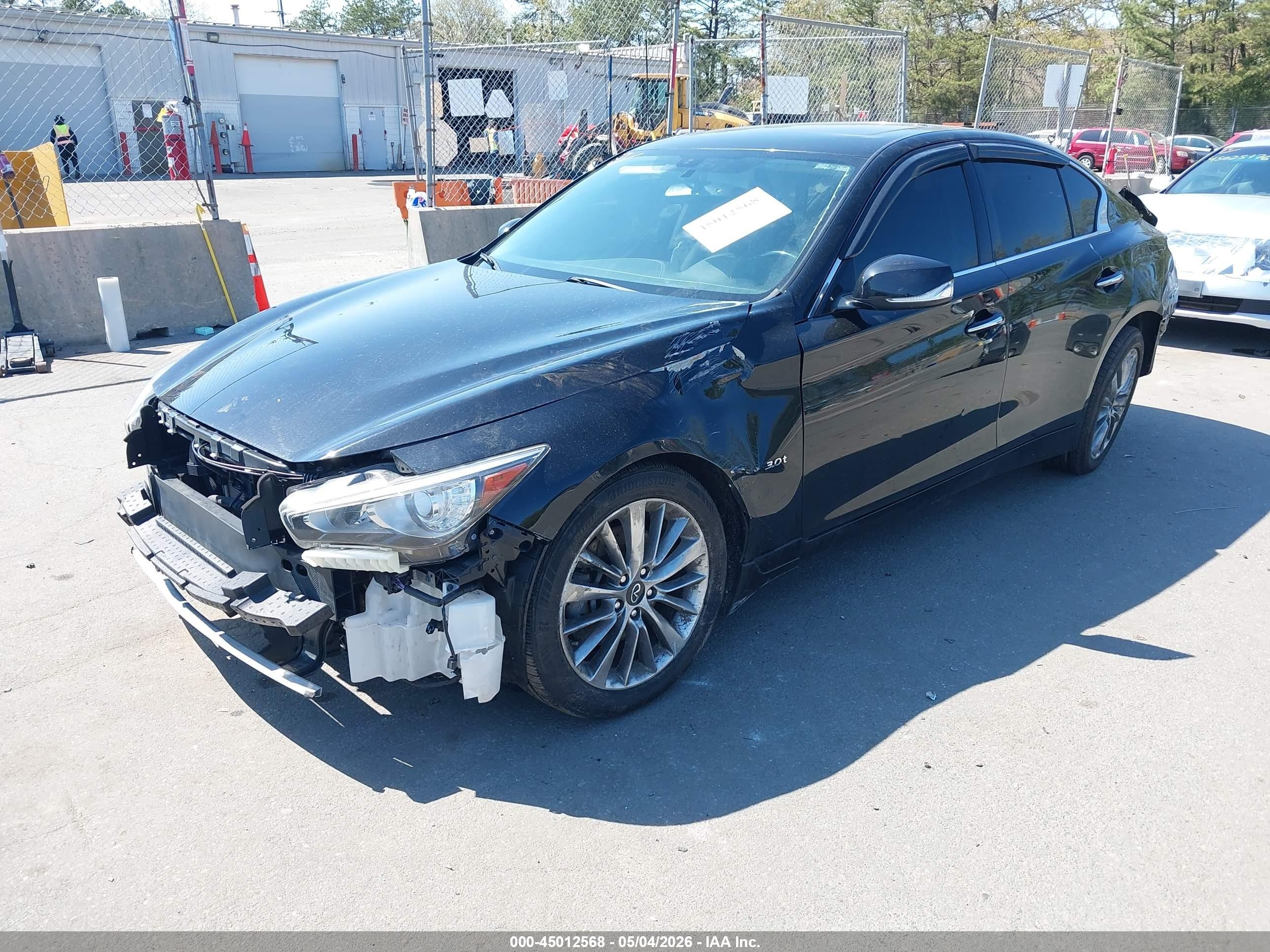 2019 Infiniti Q50 3.0t Luxe Black vin: JN1EV7AP9KM543549