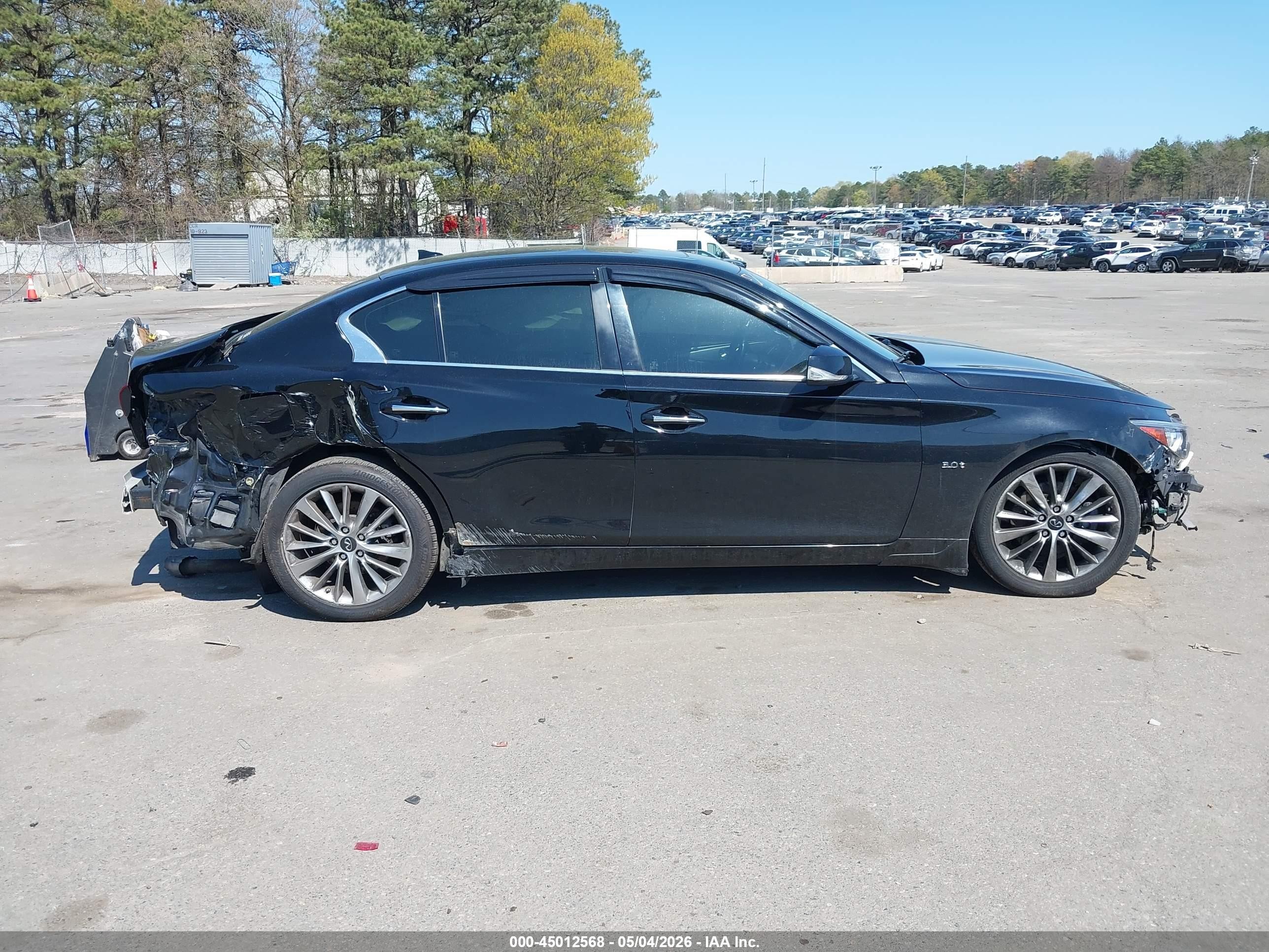 2019 Infiniti Q50 3.0t Luxe Black vin: JN1EV7AP9KM543549
