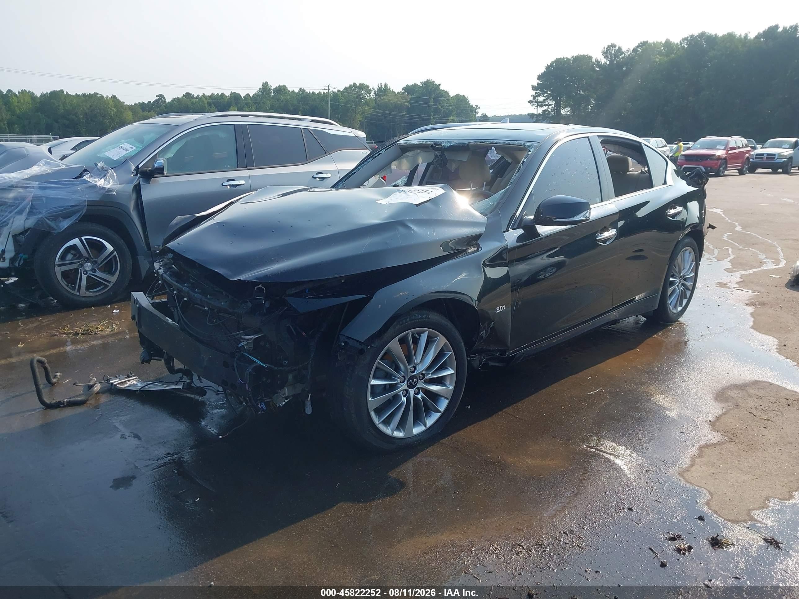 2020 Infiniti Q50 Luxe Black vin: JN1EV7AP9LM200984