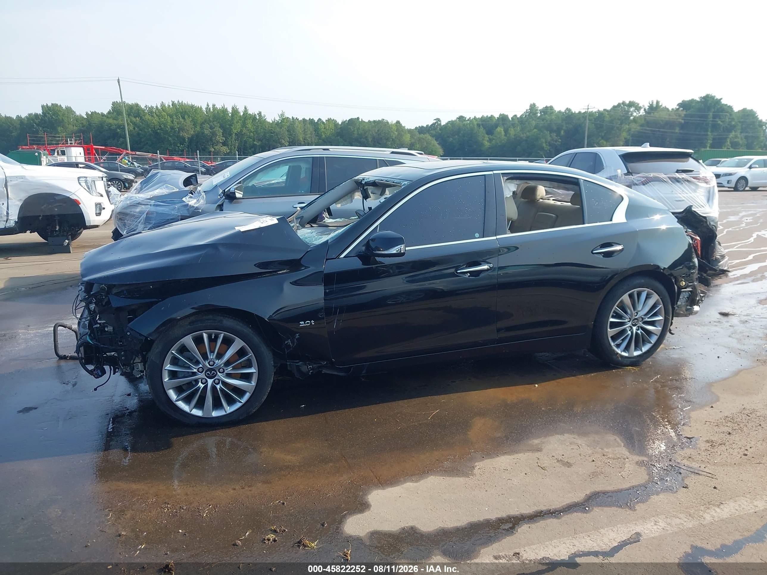 2020 Infiniti Q50 Luxe Black vin: JN1EV7AP9LM200984