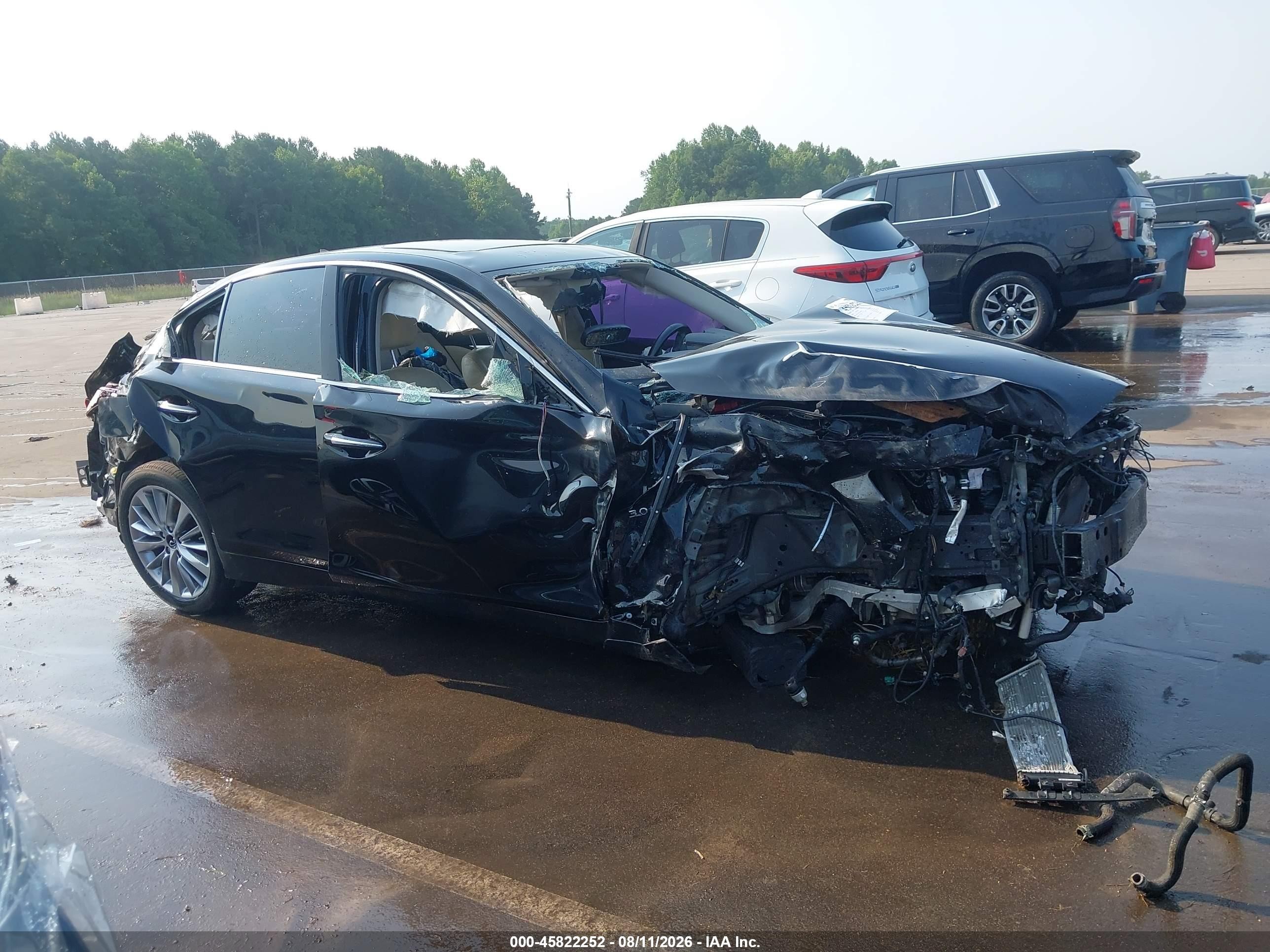 2020 Infiniti Q50 Luxe Black vin: JN1EV7AP9LM200984