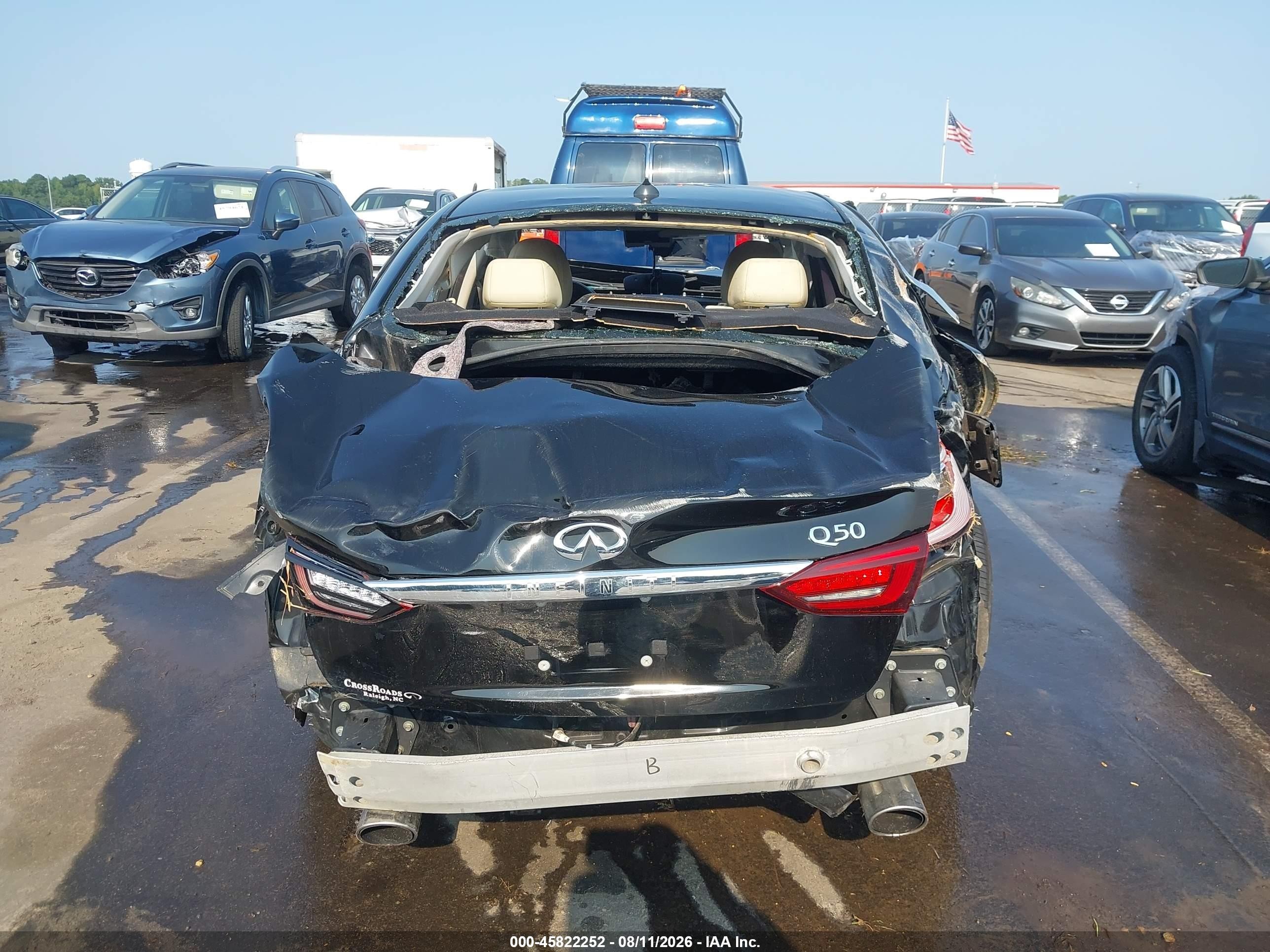 2020 Infiniti Q50 Luxe Black vin: JN1EV7AP9LM200984