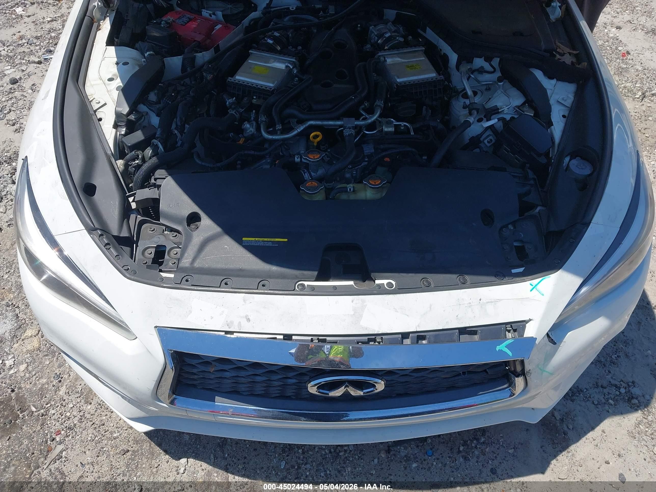2020 Infiniti Q50 Luxe White vin: JN1EV7AP9LM207921