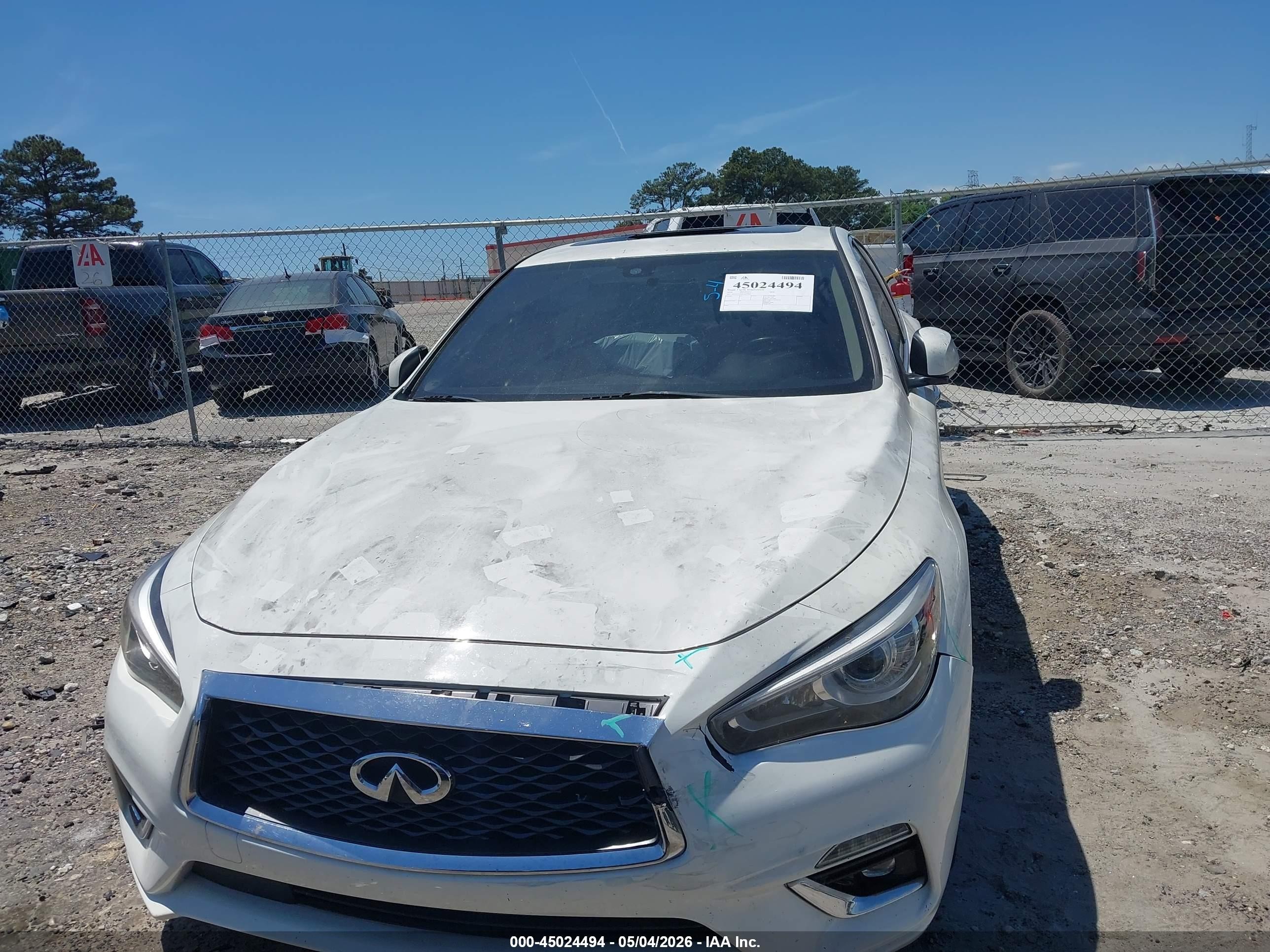 2020 Infiniti Q50 Luxe White vin: JN1EV7AP9LM207921
