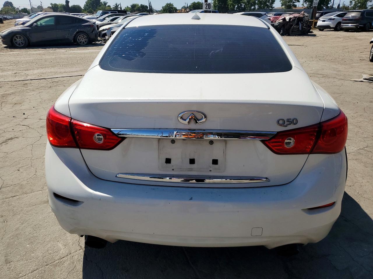 2017 Infiniti Q50 3.0t Premium White vin: JN1EV7APXHM730243