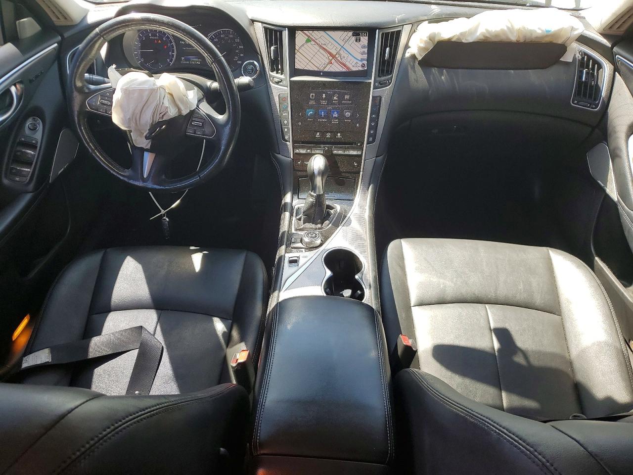 2017 Infiniti Q50 3.0t Premium White vin: JN1EV7APXHM730243