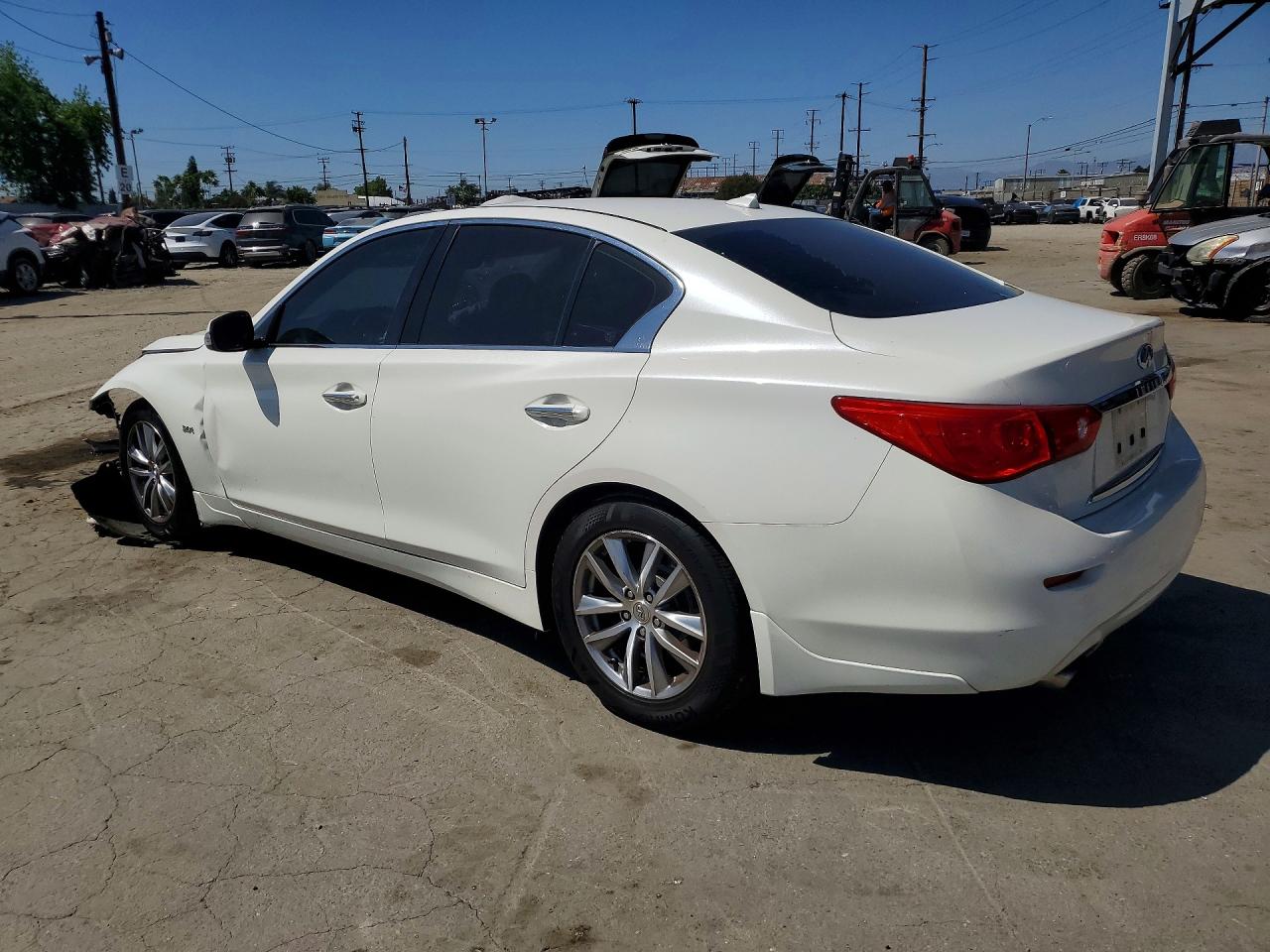 2017 Infiniti Q50 3.0t Premium White vin: JN1EV7APXHM730243