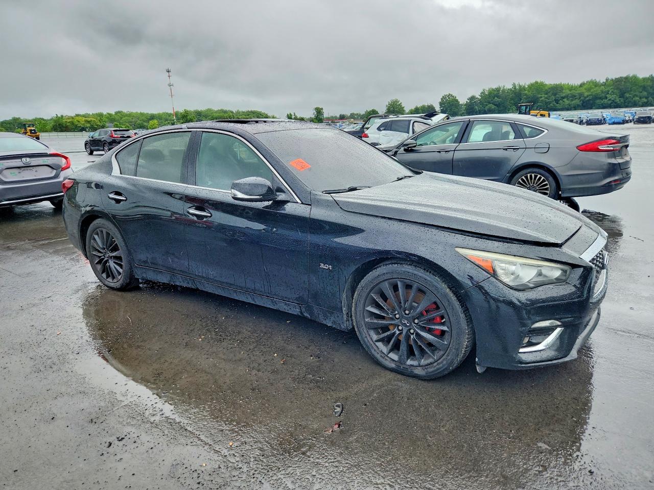 2018 Infiniti Q50 3.0t Luxe Black vin: JN1EV7APXJM361258