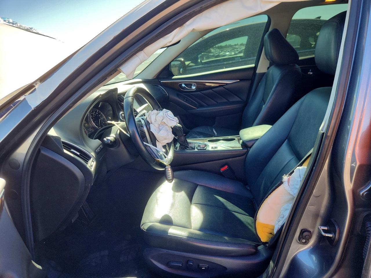 2018 Infiniti Q50 3.0t Luxe Charcoal vin: JN1EV7APXJM361891