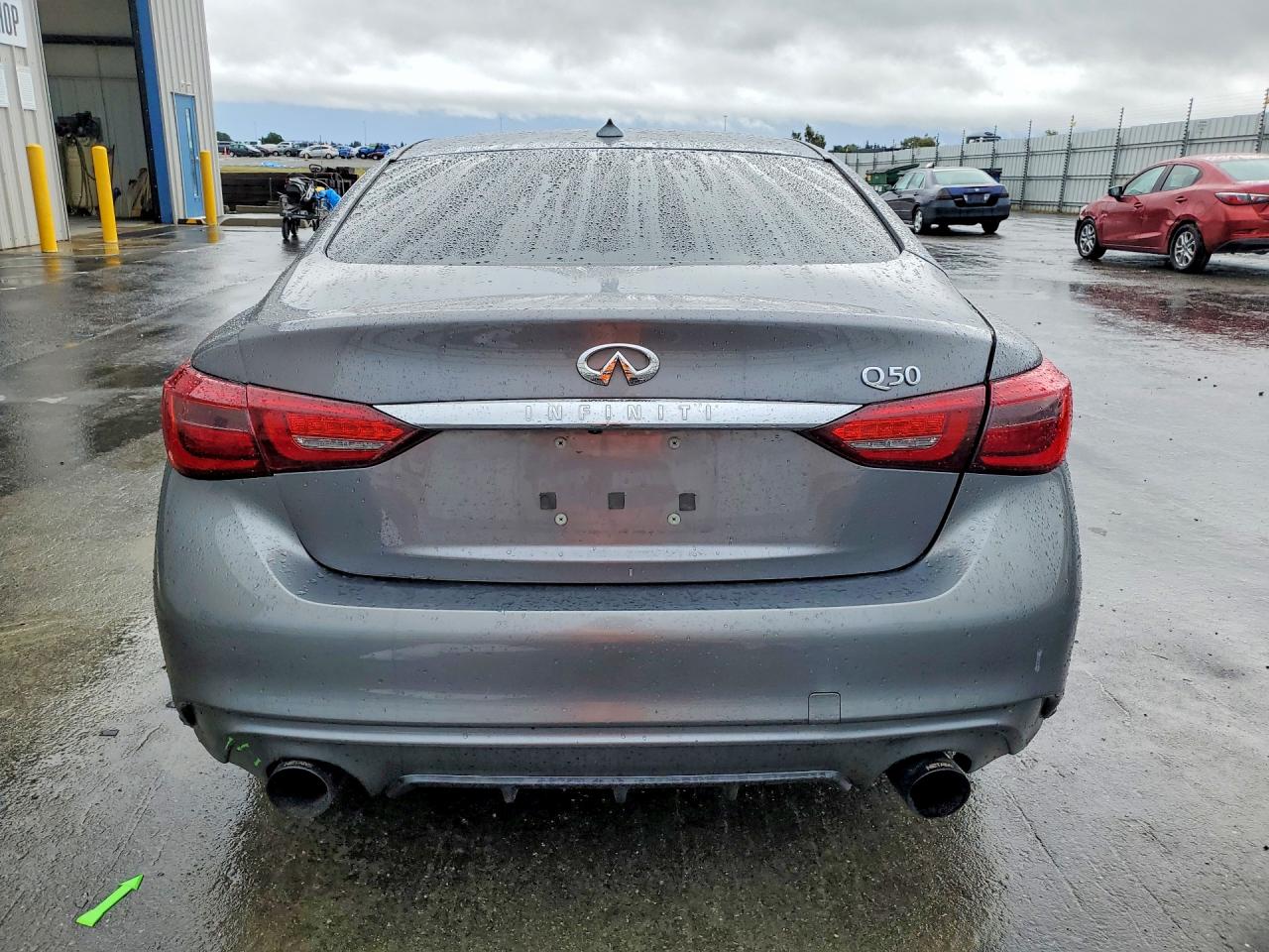 2018 Infiniti Q50 3.0t Luxe Charcoal vin: JN1EV7APXJM361891