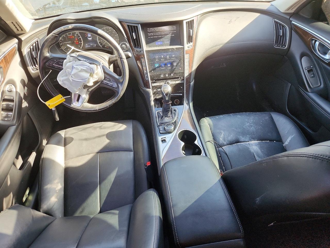 2018 Infiniti Q50 3.0t Luxe Charcoal vin: JN1EV7APXJM361891