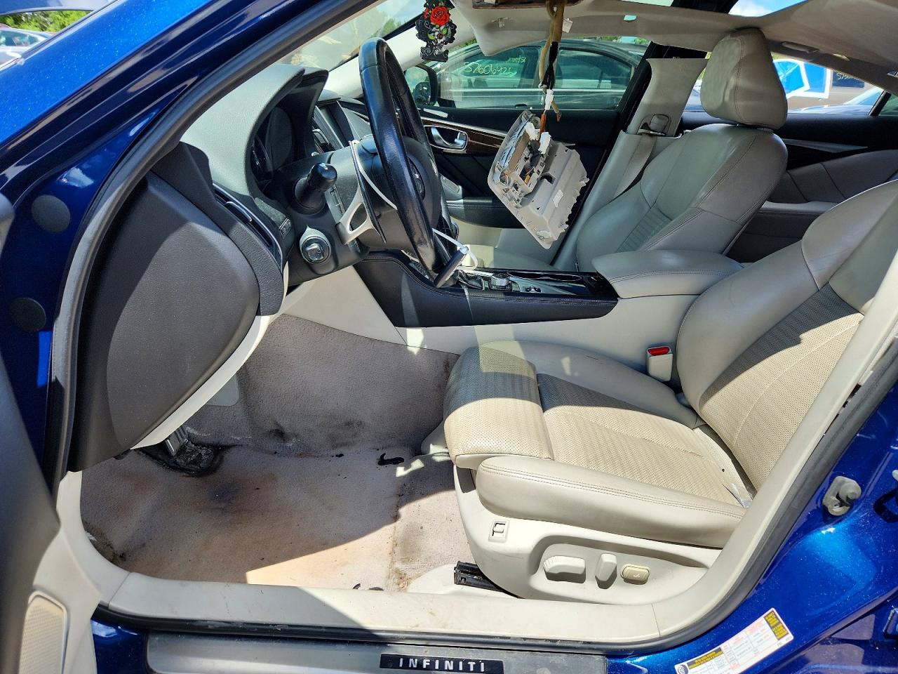 2017 Infiniti Q50 3.0t Sport Синий vin: JN1EV7AR0HM833494