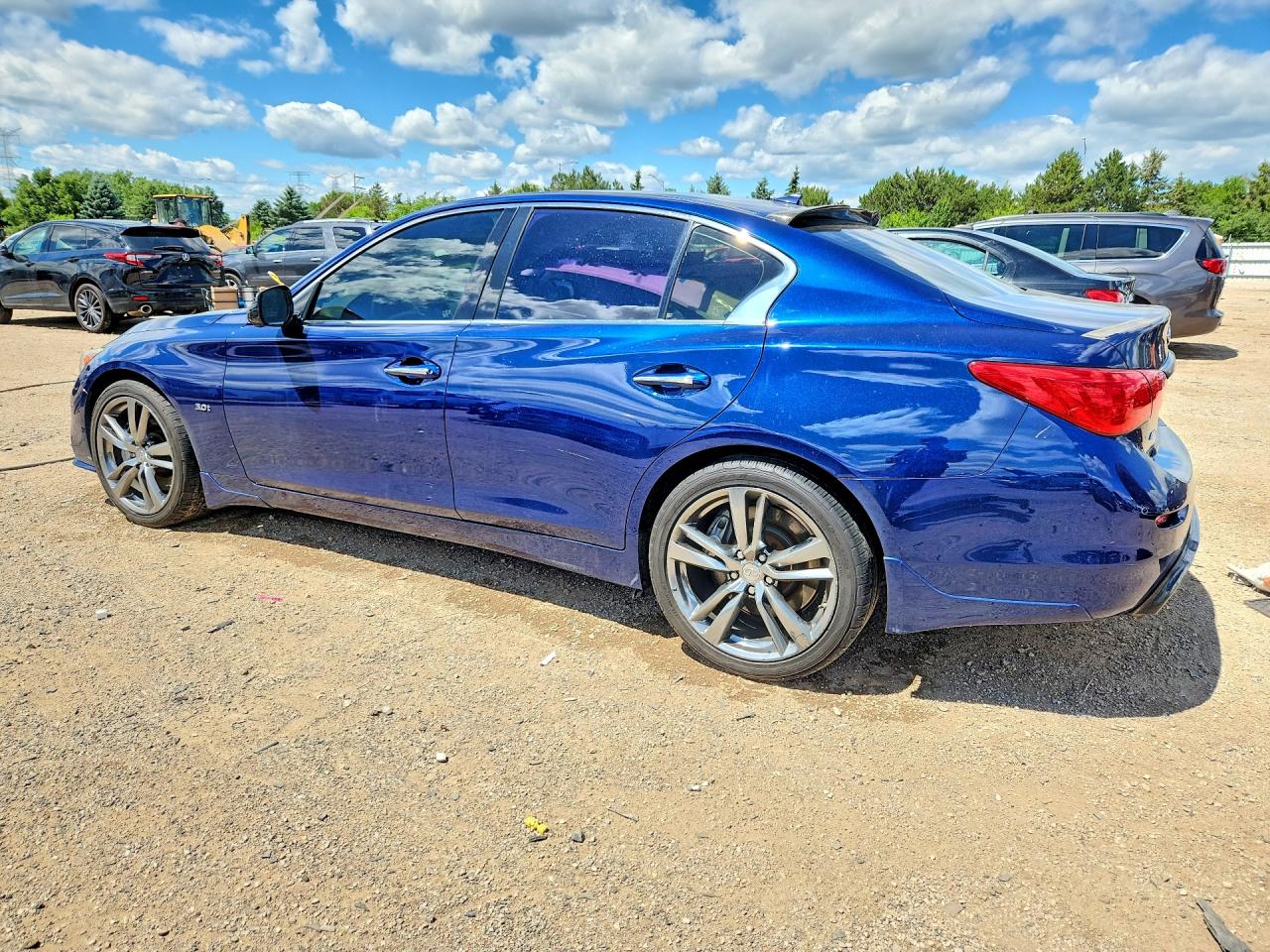 2017 Infiniti Q50 3.0t Sport Синий vin: JN1EV7AR0HM833494