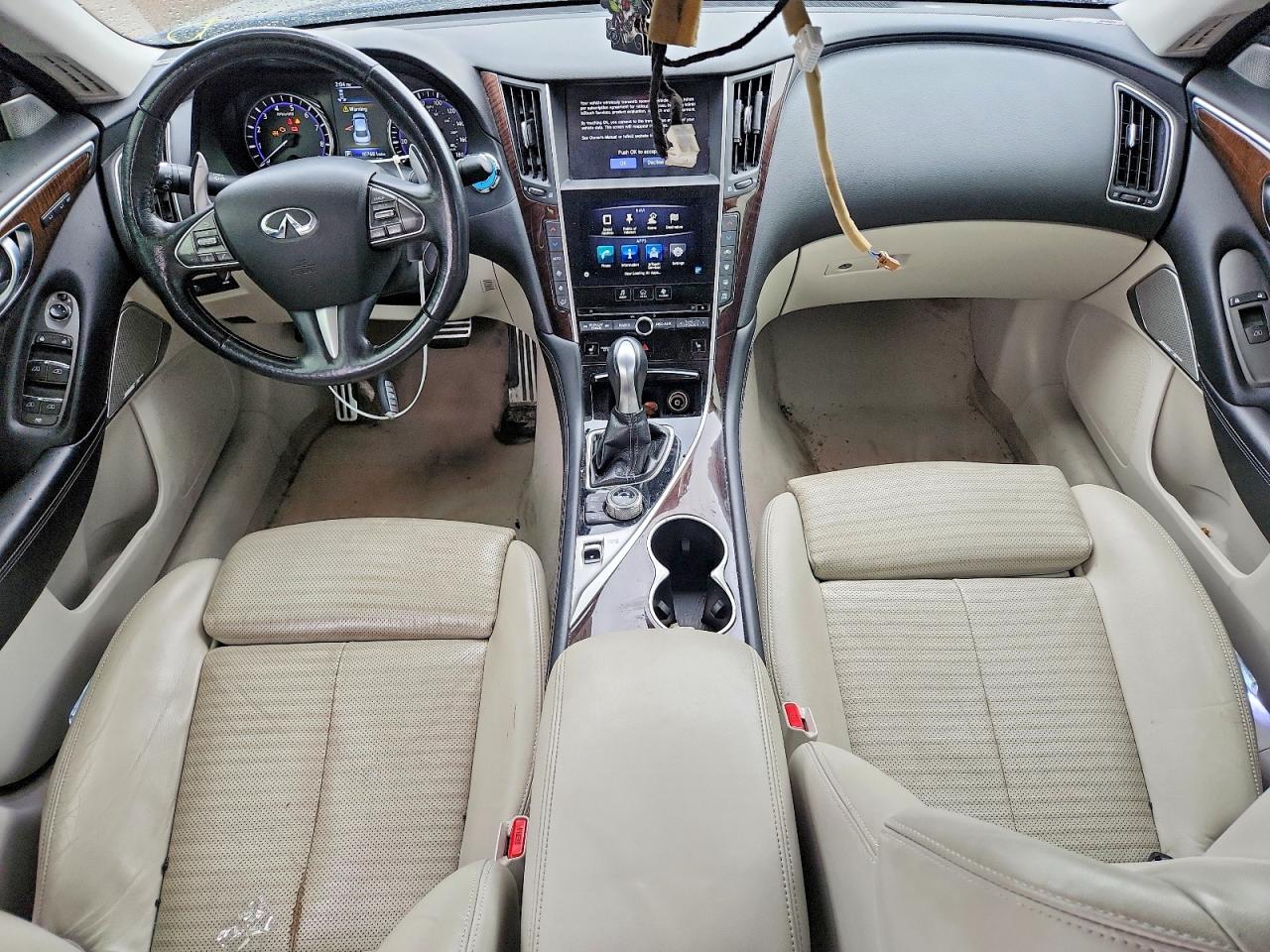 2017 Infiniti Q50 3.0t Sport Синий vin: JN1EV7AR0HM833494
